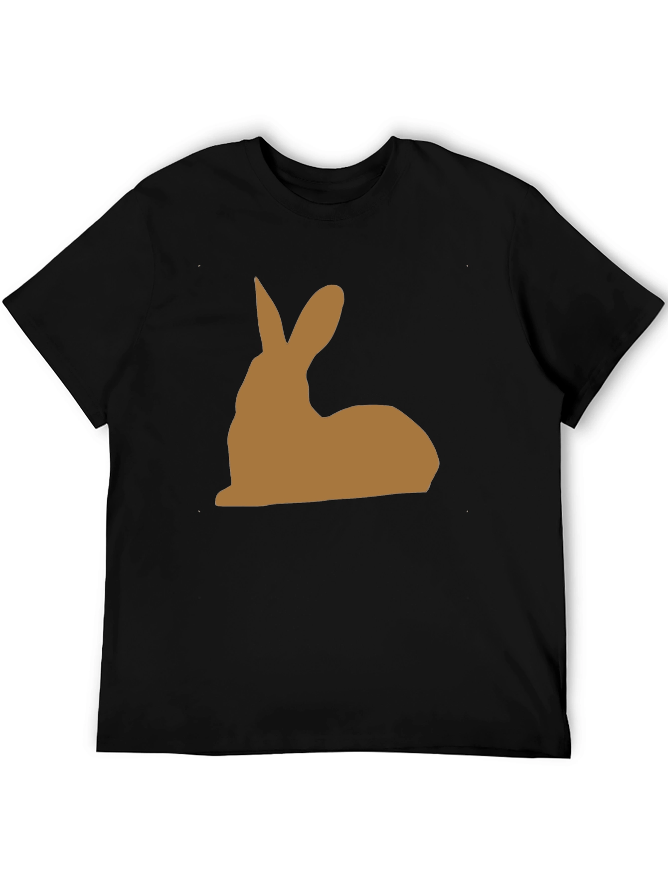 Black Rabbit Graphic Tee - Stylish Men's Black T-Shirt view 5