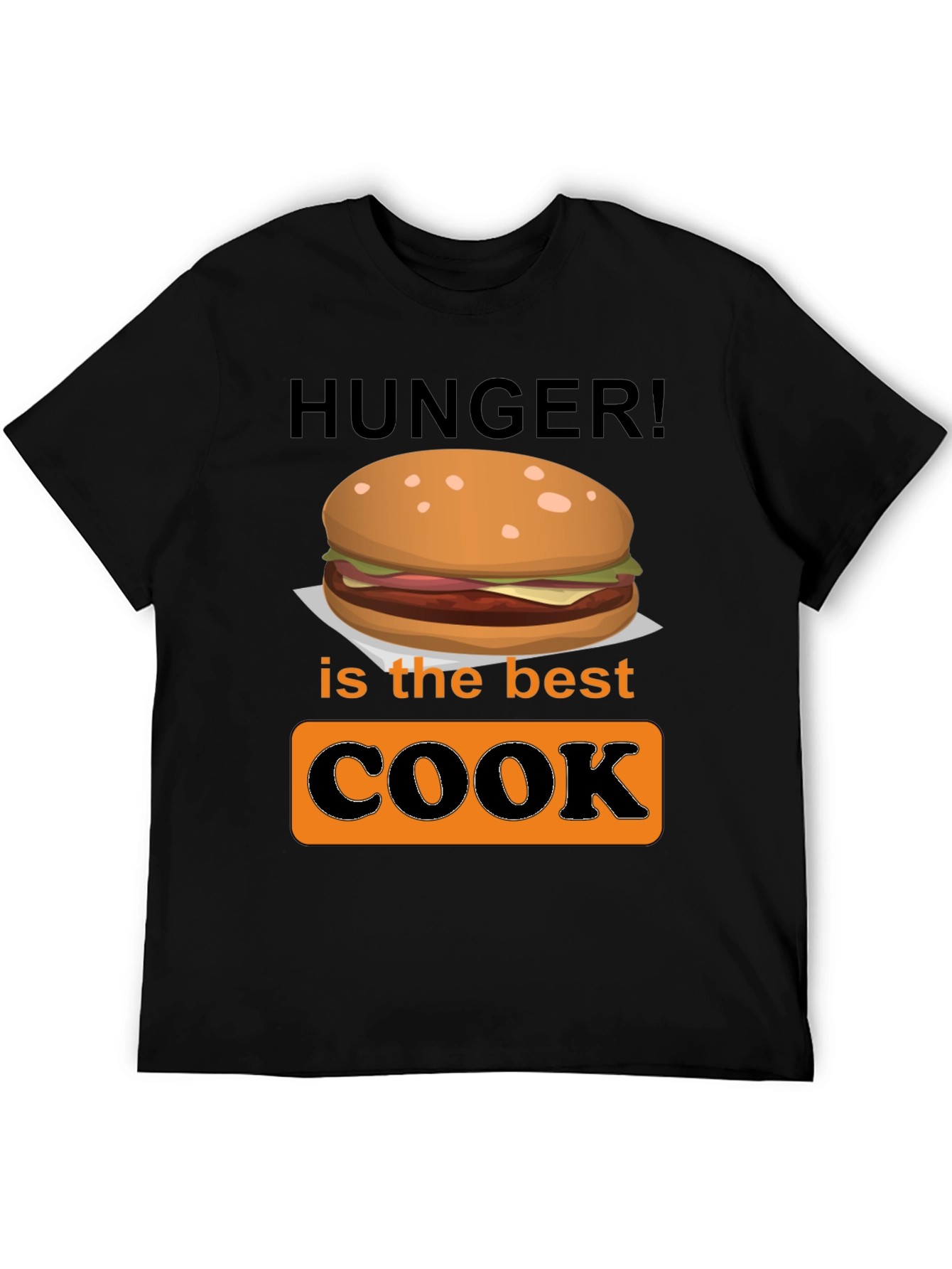 Black Hunger is the Best Cook Graphic T-Shirt view 5