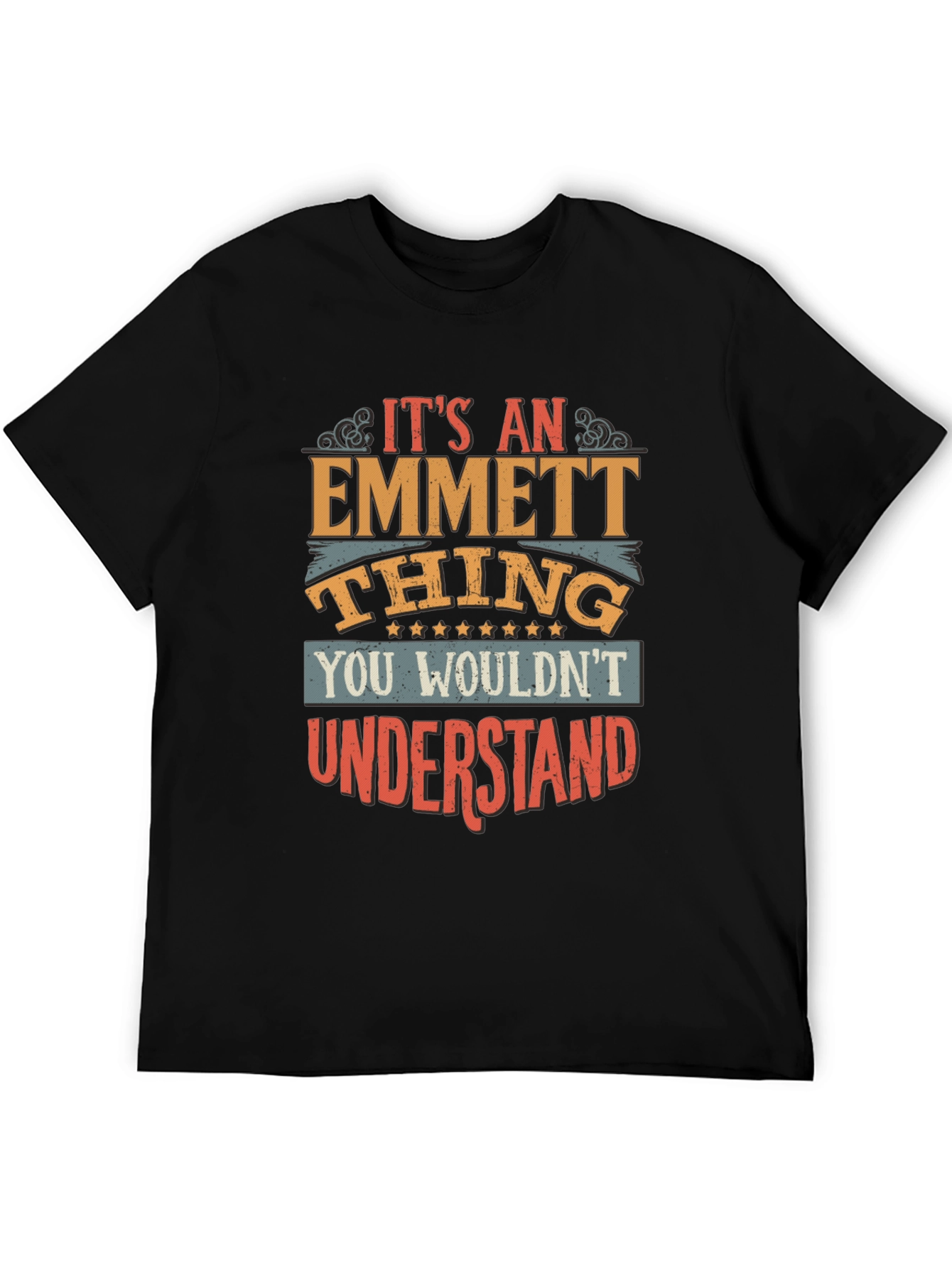 Black It's an Emmett Thing T-Shirt view 5