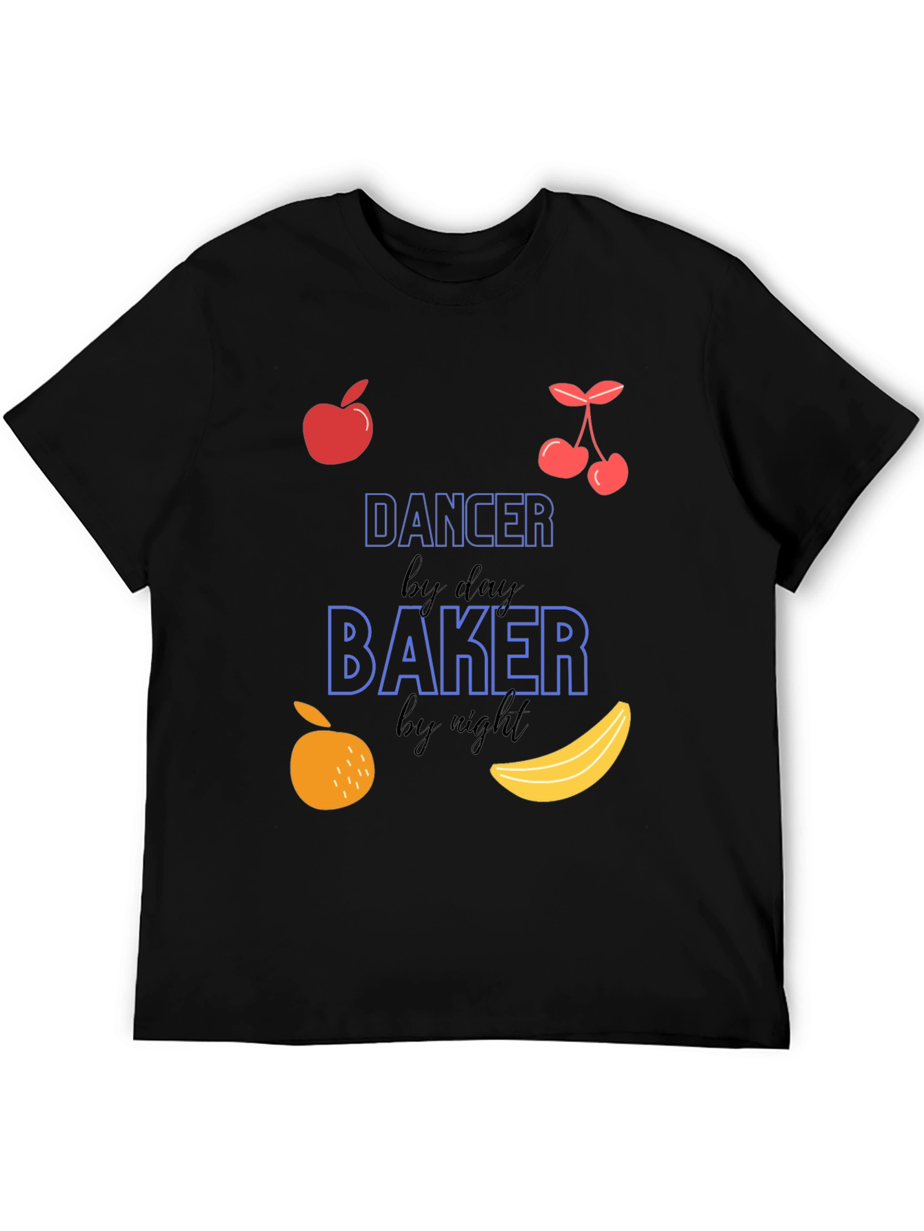 Black Dancer By Day Baker By Night T-Shirt view 5