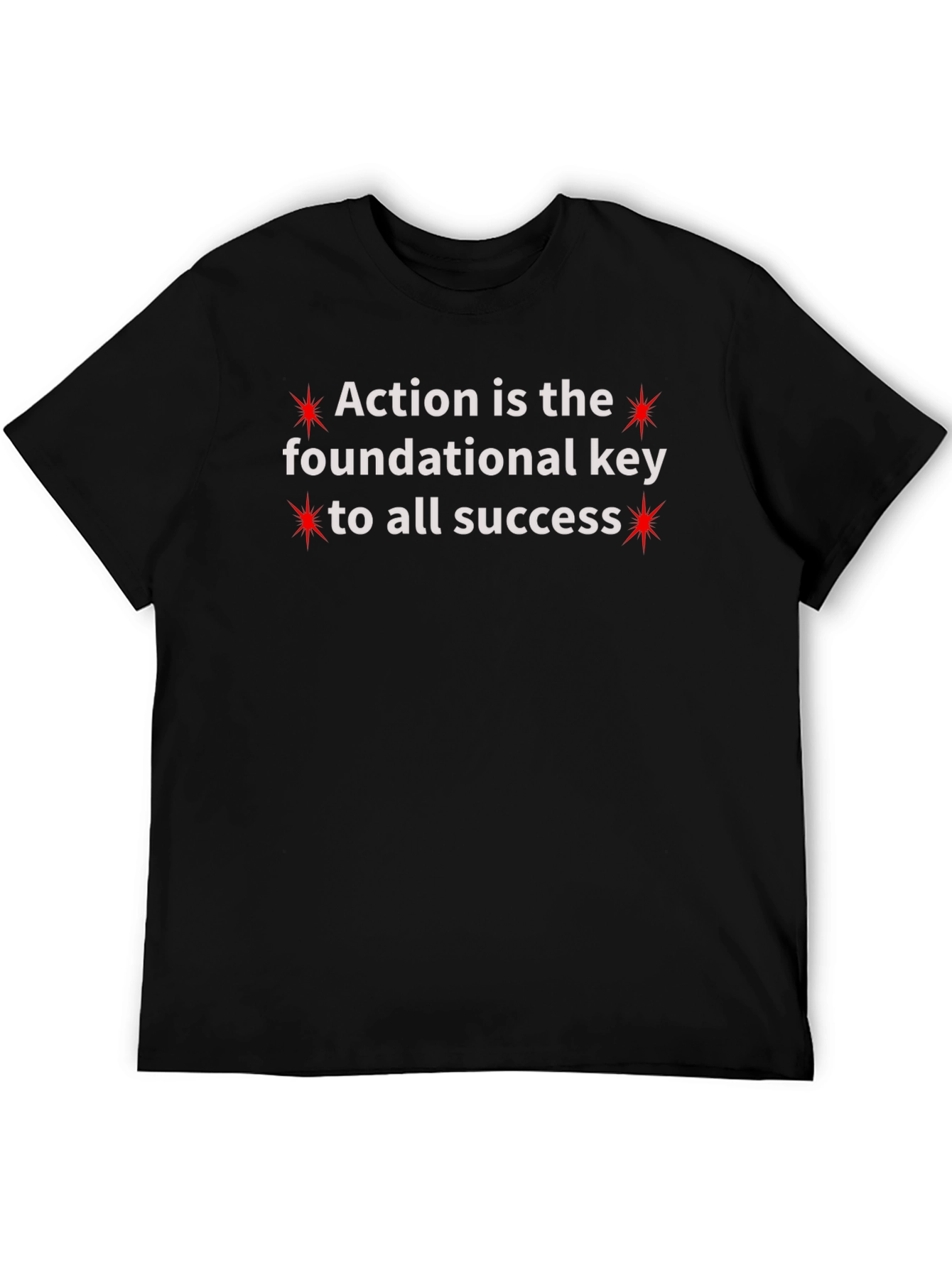 Black Action is Key Graphic Tee view 5