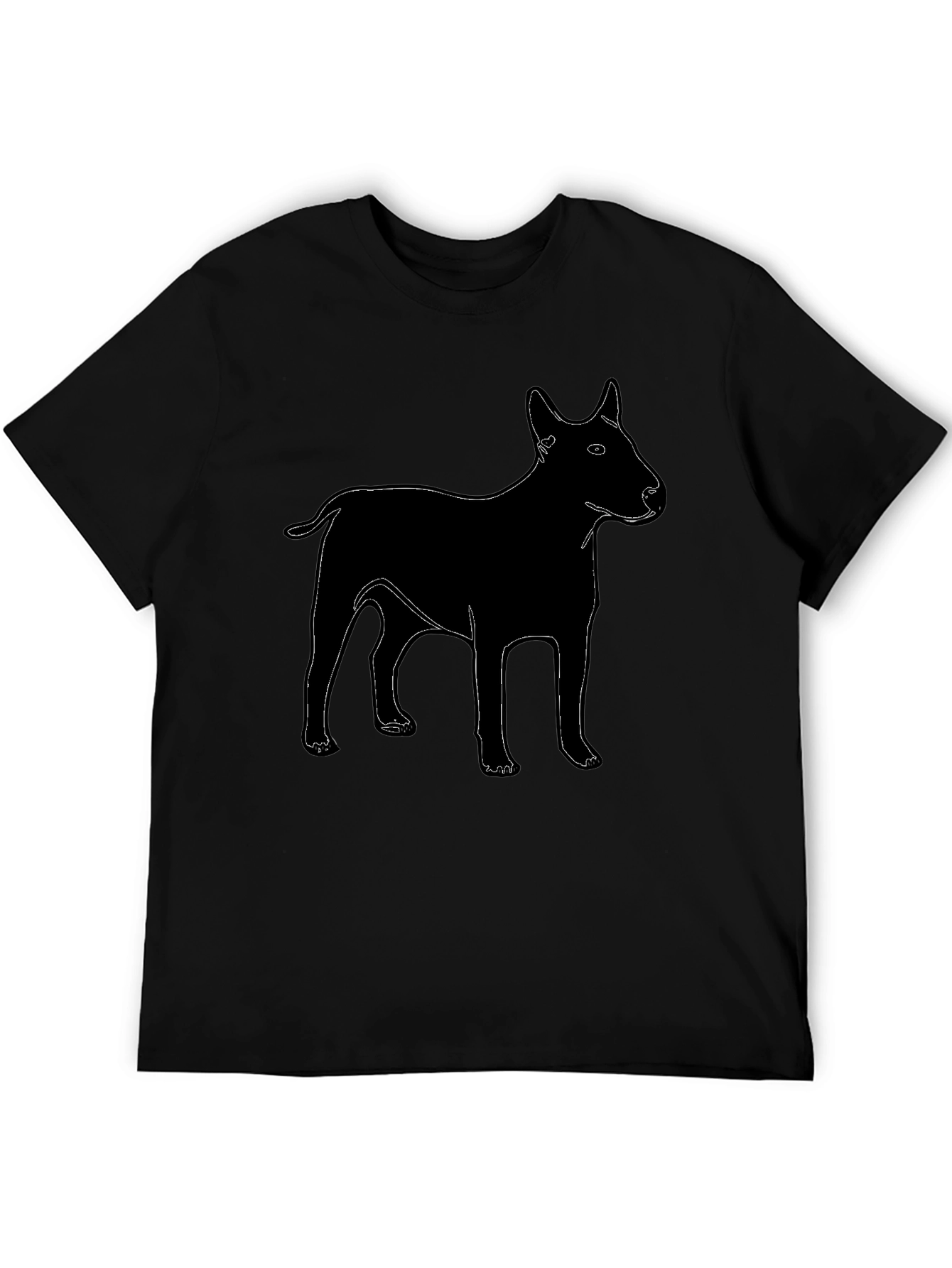 Black Dog Graphic T-Shirt - Black view 5