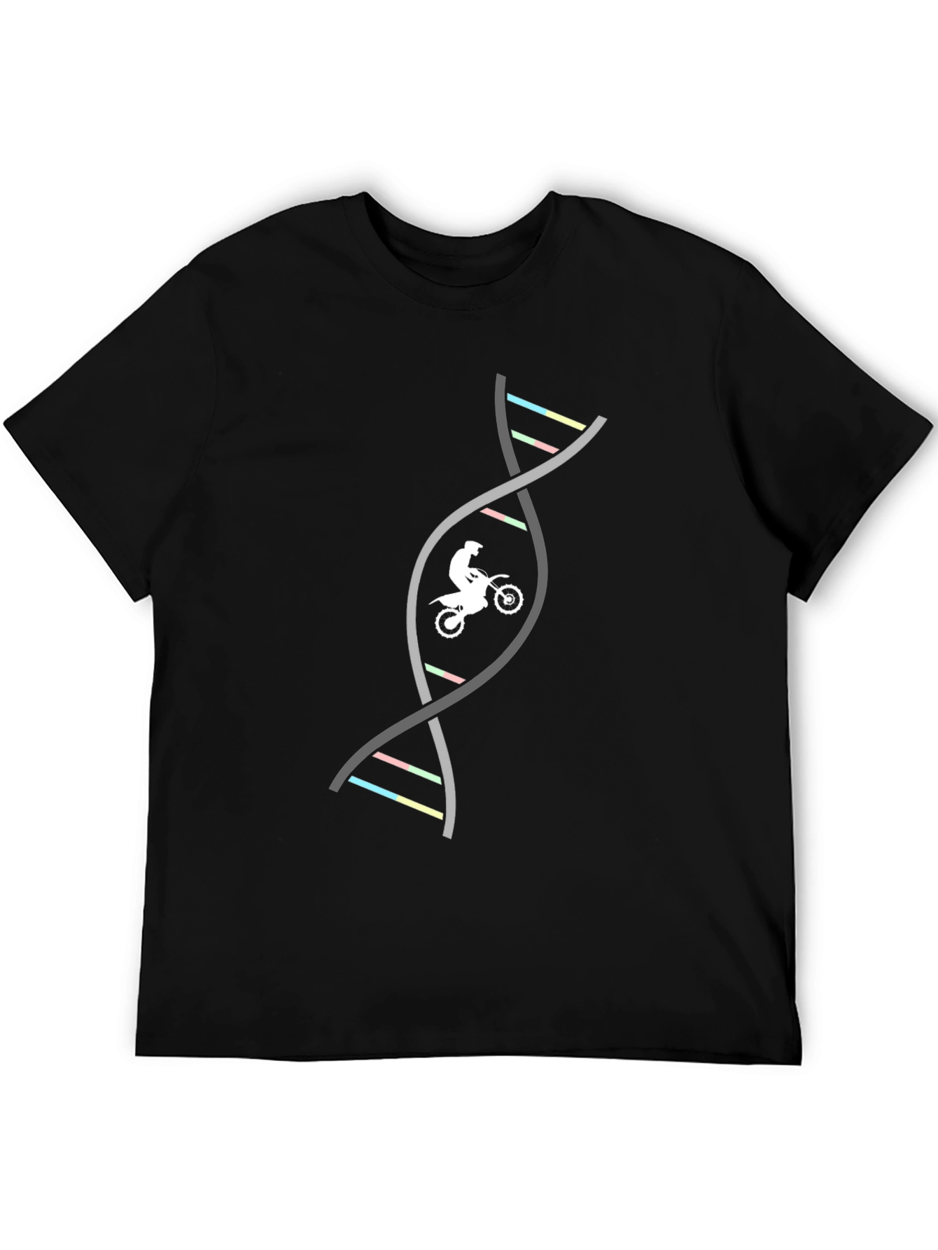 Motocross DNA Graphic T-Shirt - Black - 5