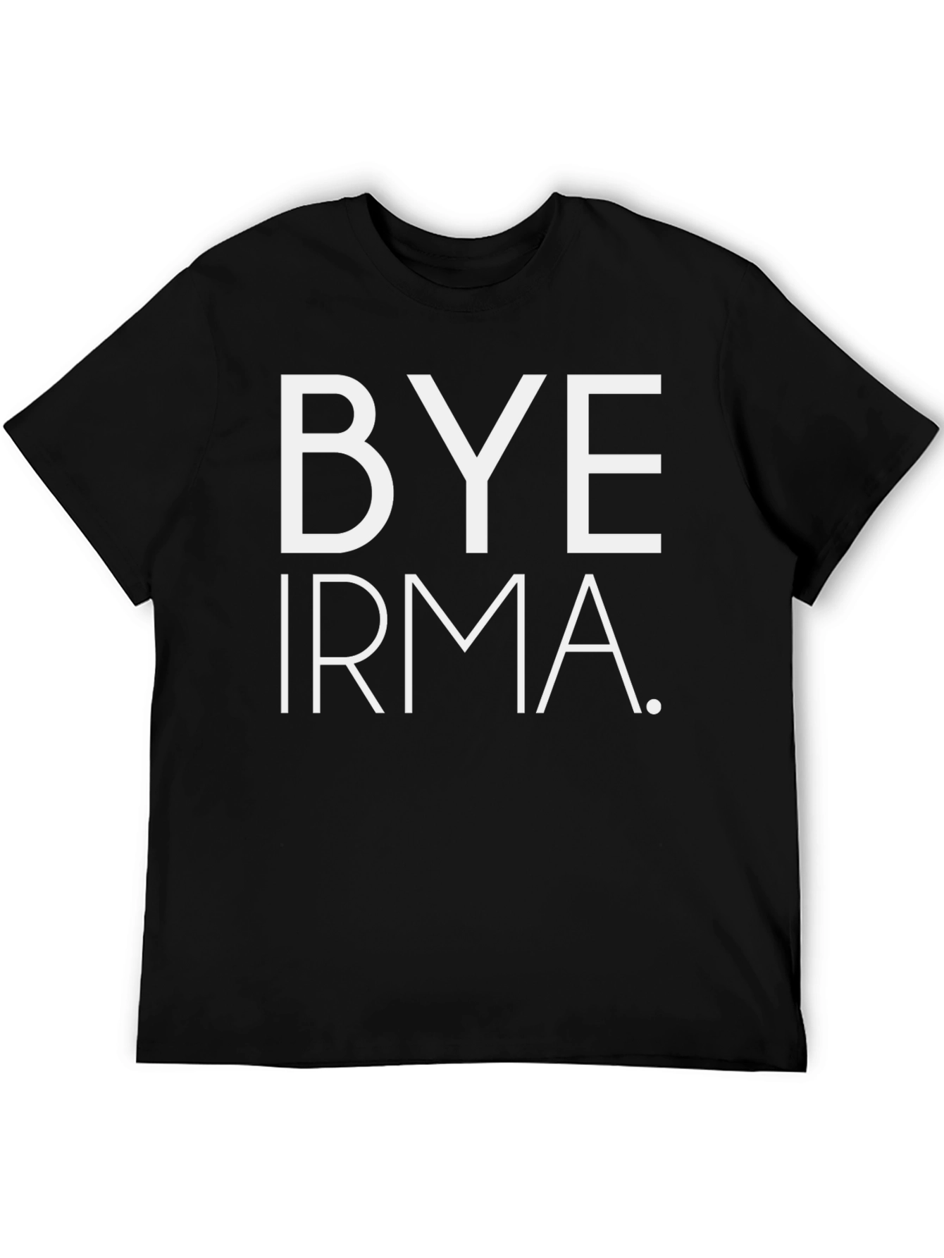 Black Bye Irma Graphic T-Shirt view 5