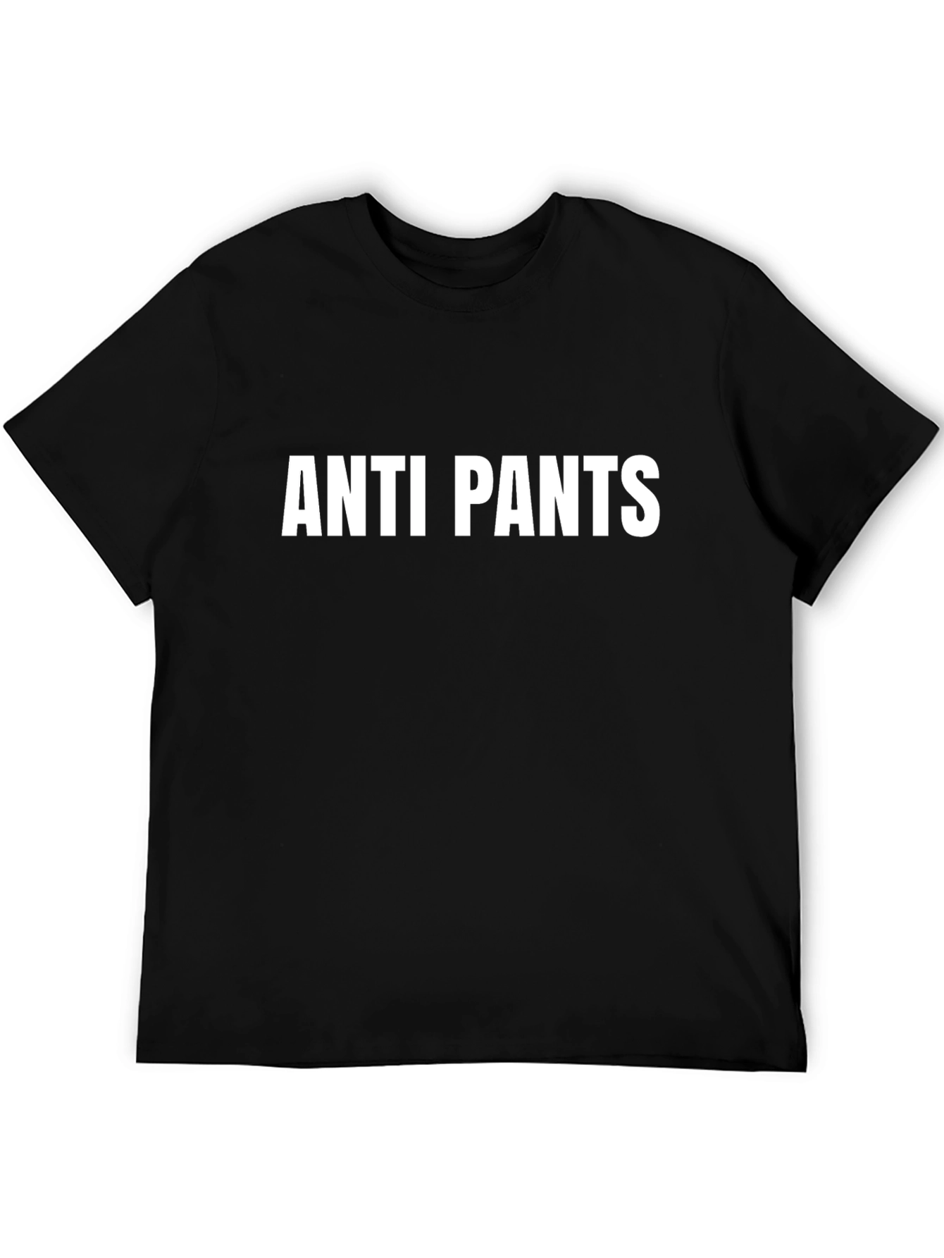 Black Anti Pants Graphic T-Shirt - Relaxed Fit view 5