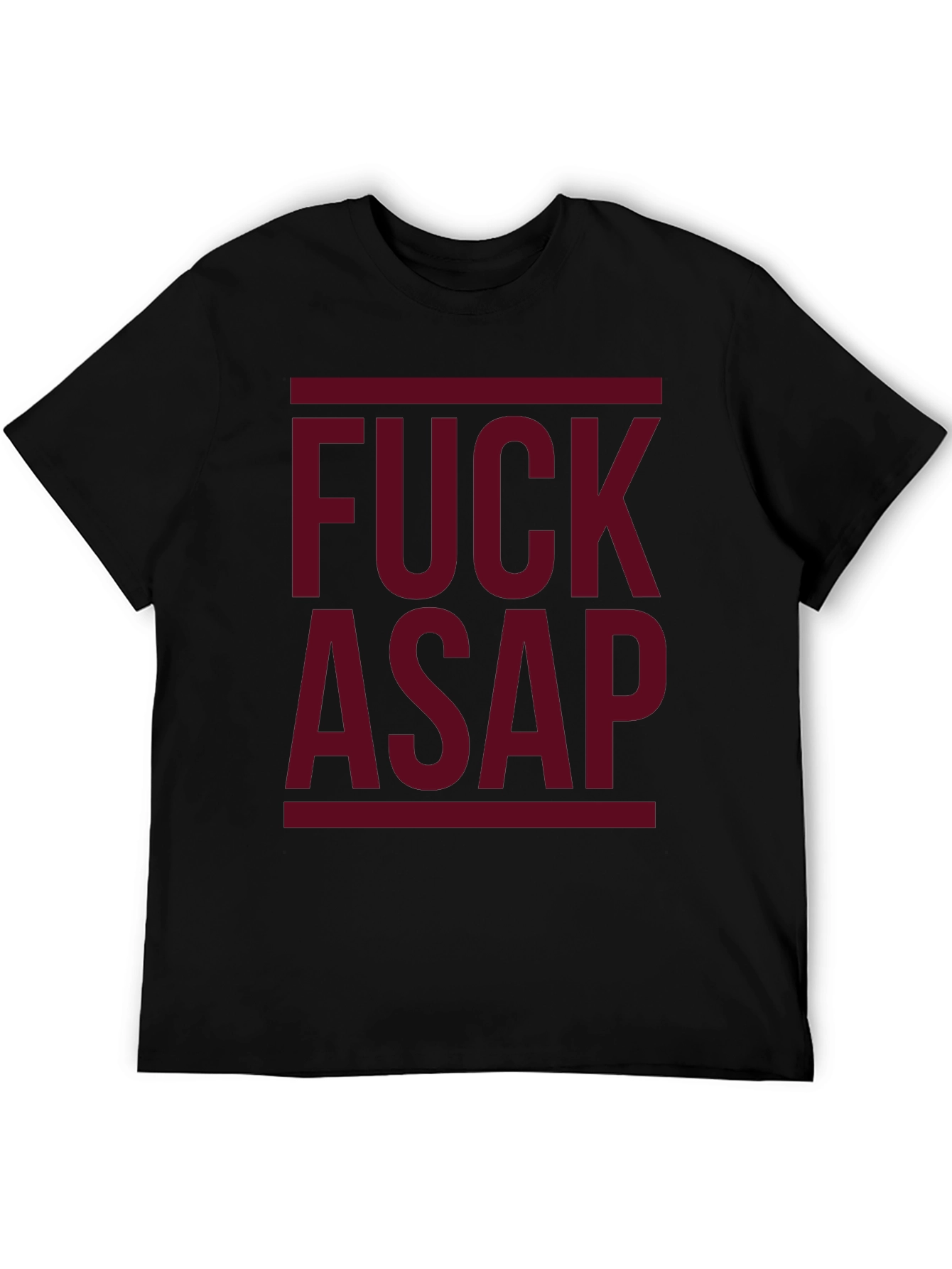 Black F*ck ASAP Graphic T-Shirt - Bold Statement Tee view 5