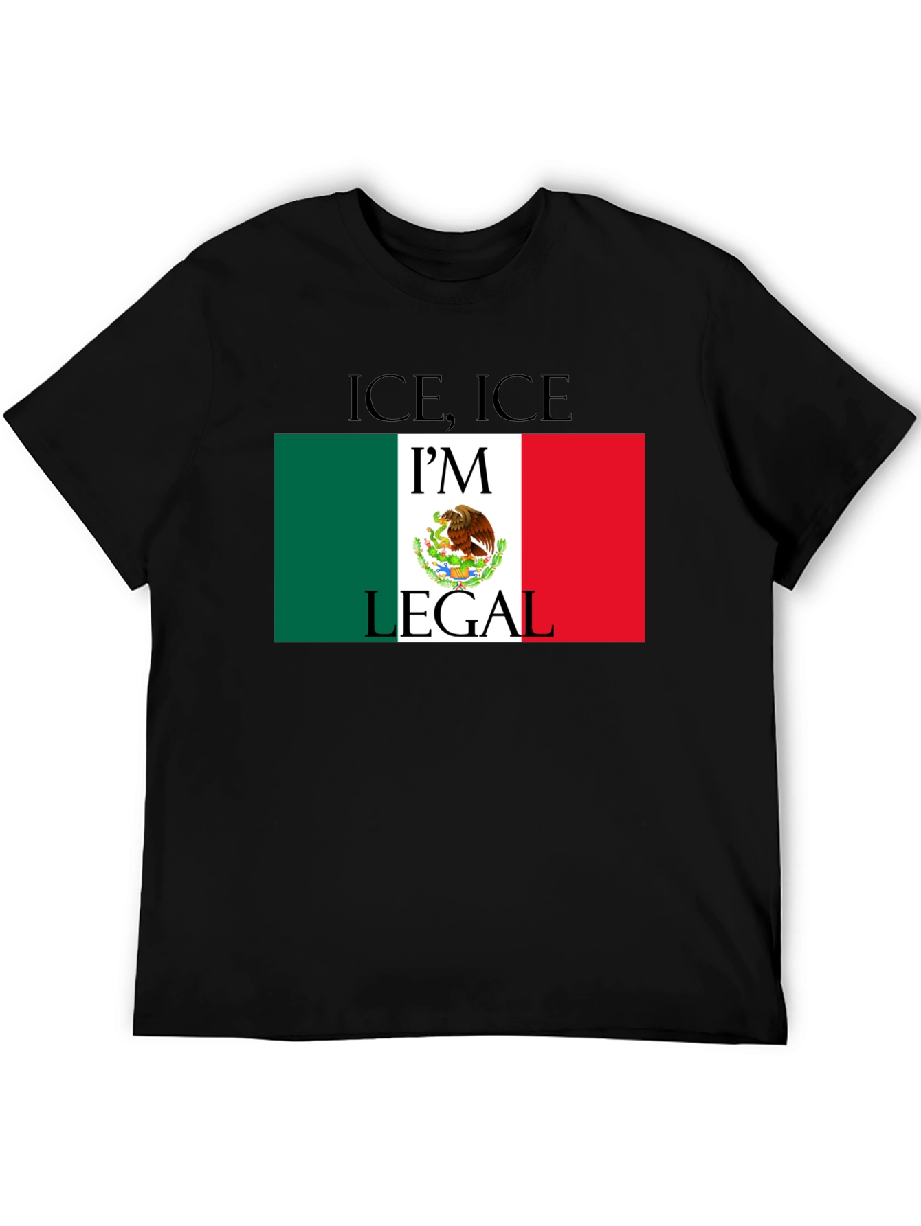 Black I'm Legal - Novelty Graphic T-Shirt view 5