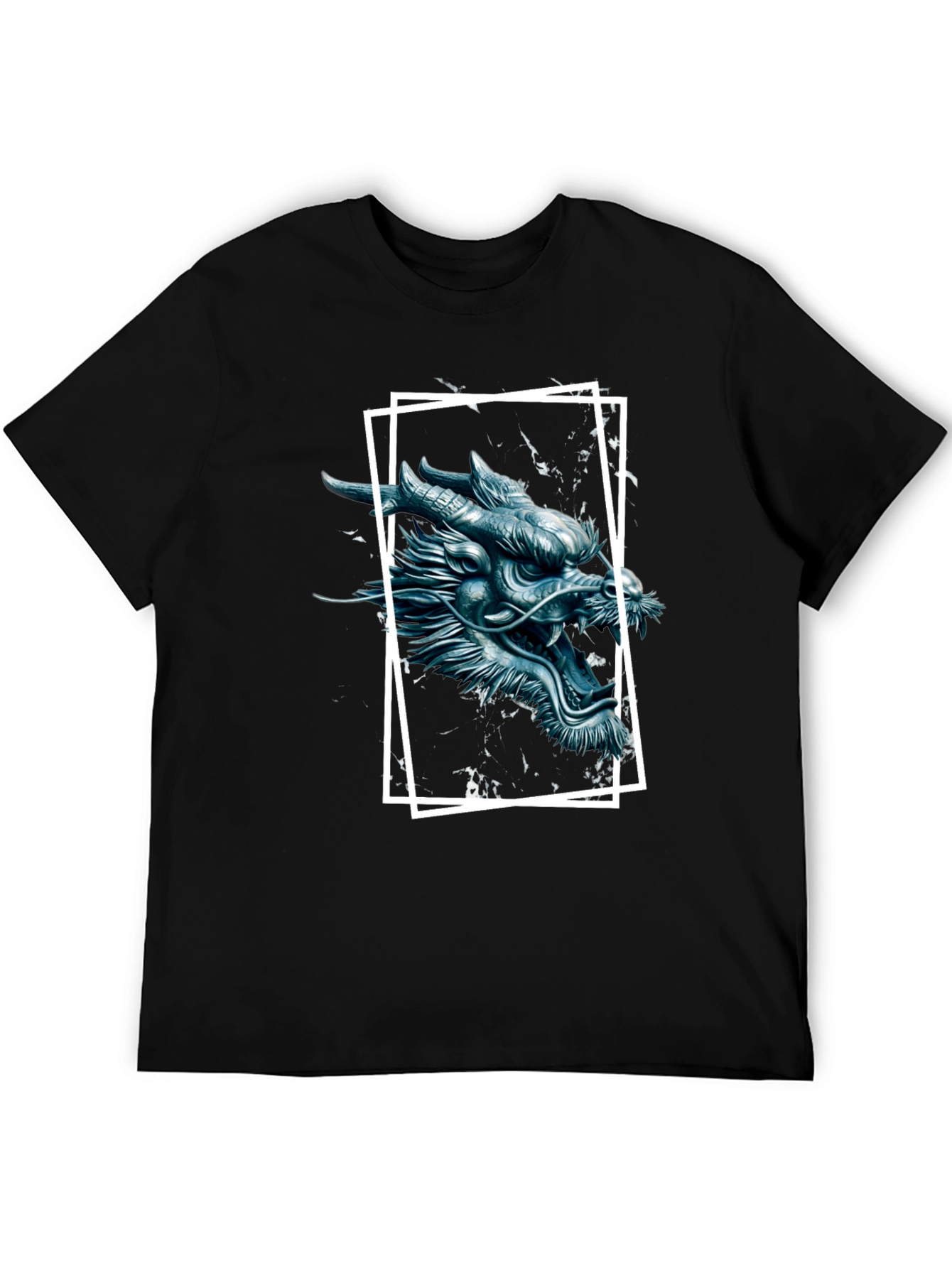 Black Dragon Graphic Tee - Black view 5
