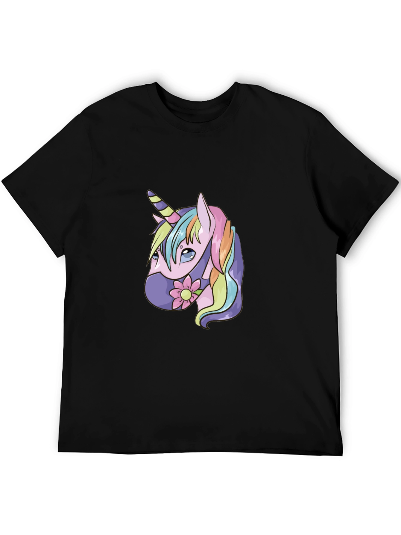 Black Unicorn Graphic T-Shirt - Stylish and Fun view 5