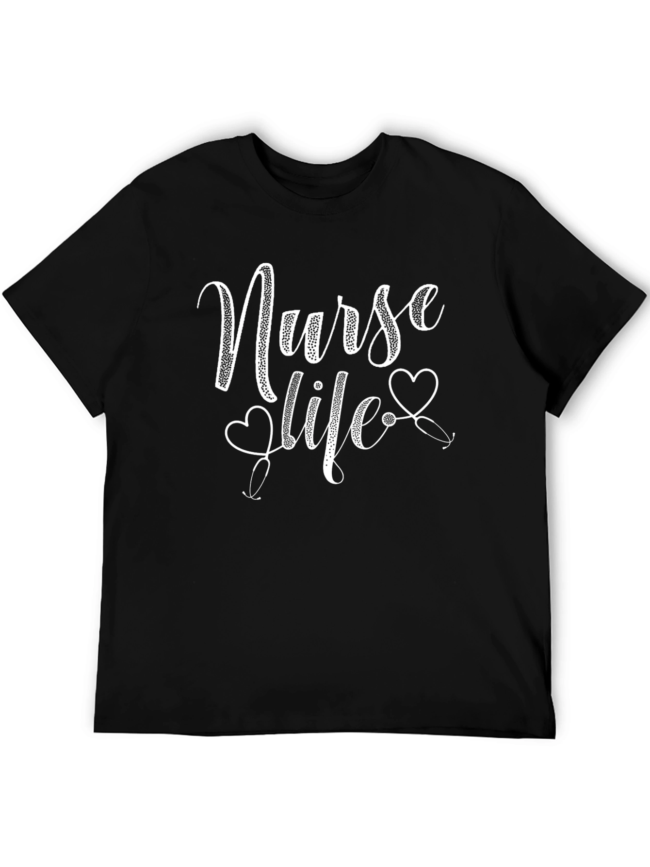 Nurse Life T-Shirt - Heart Stethoscope Design - 5