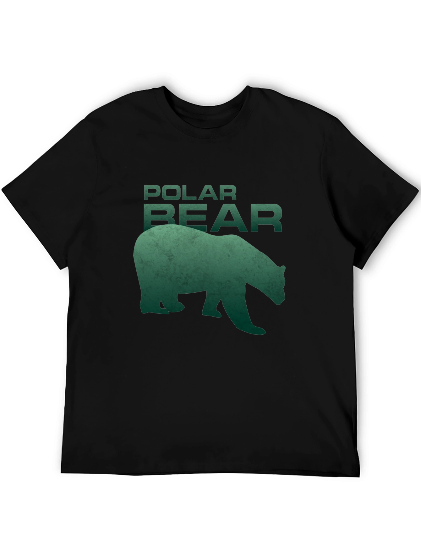 Black Polar Bear Graphic Tee - Cool Wildlife Design view 5