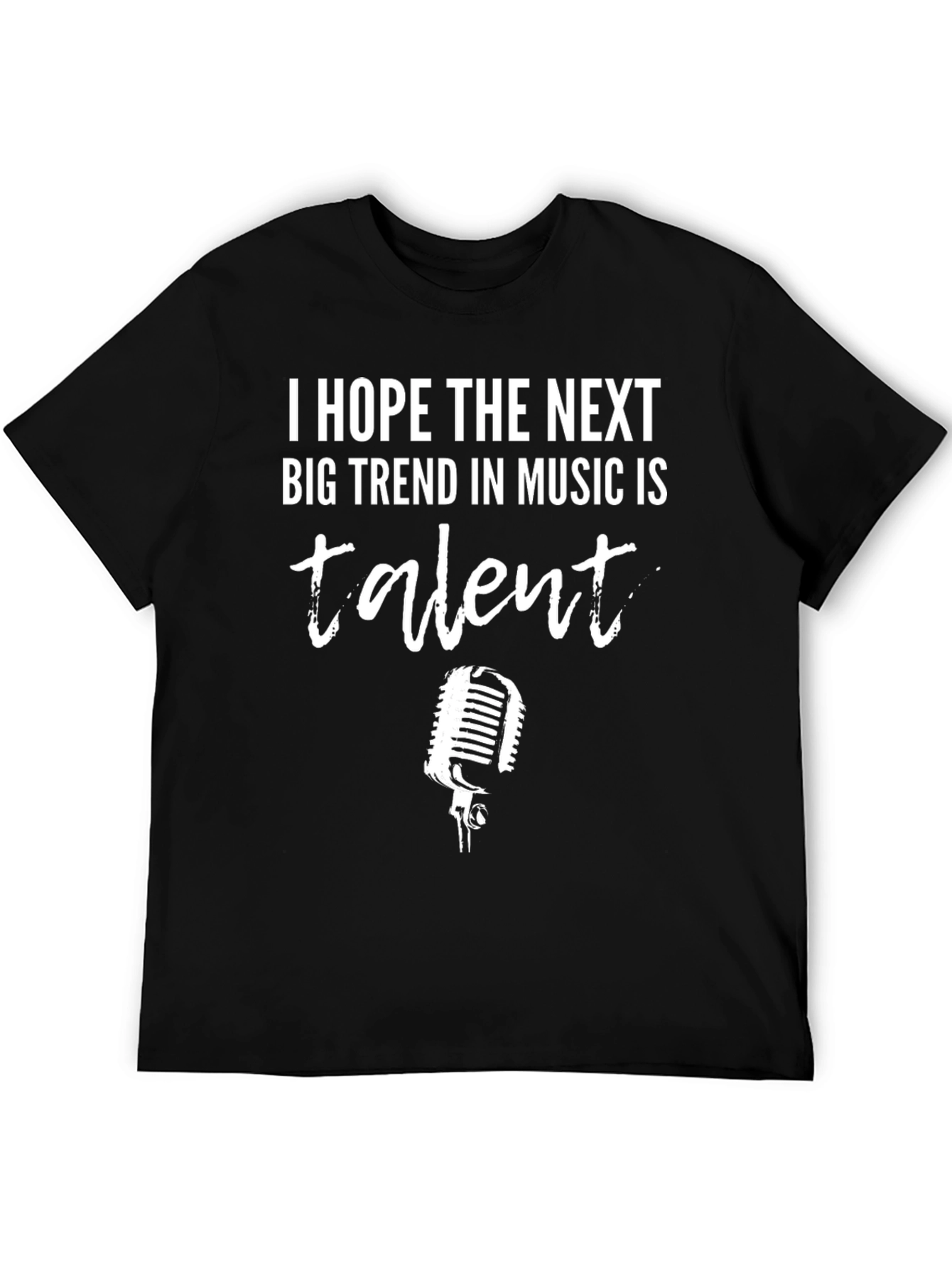 Black Talent in Music Graphic Tee - Black view 5