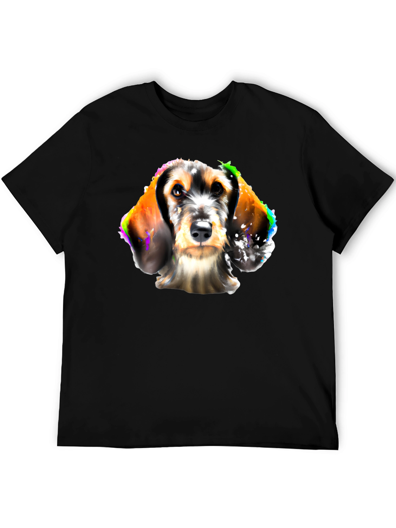 Black Dog Art Black T-Shirt view 5