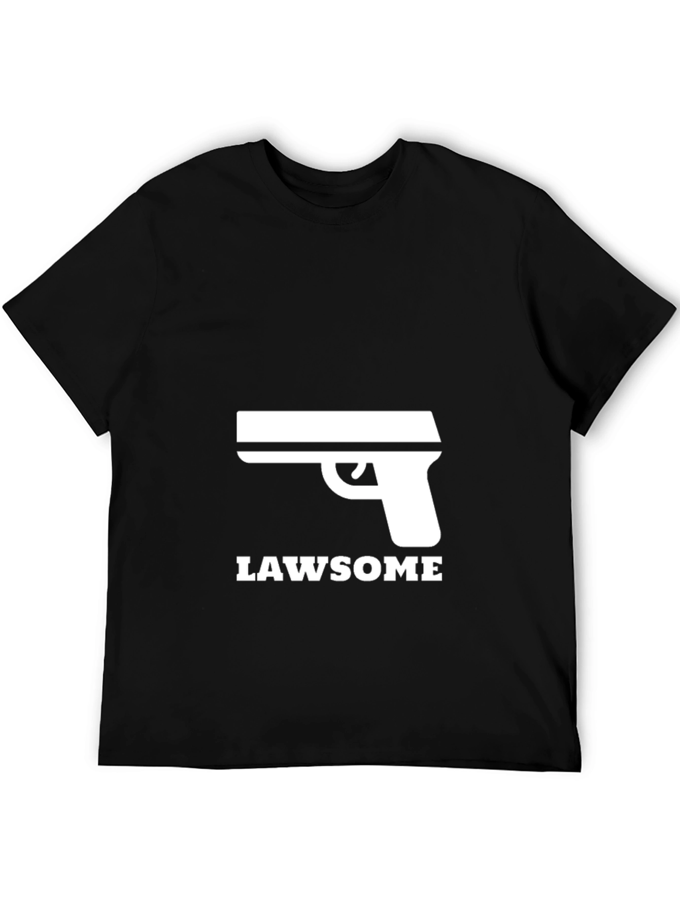 Black Law Enforcement Inspired Graphic Tee view 5
