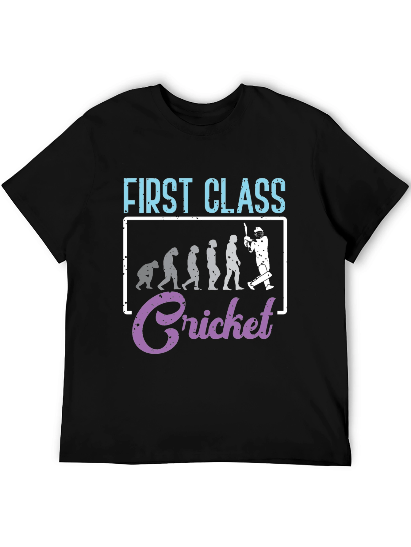 Black First Class Cricket Evolution T-Shirt view 5