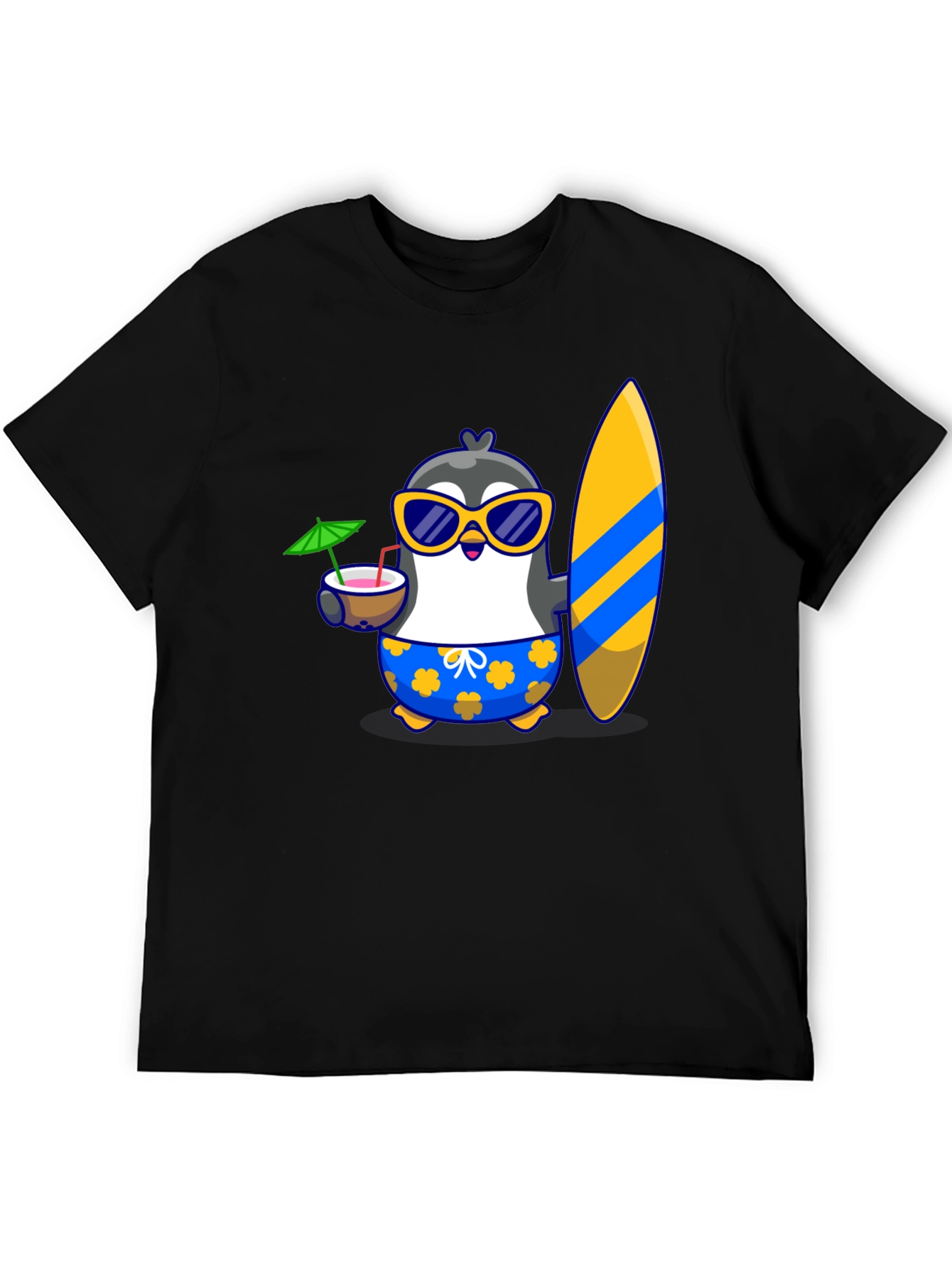 Black Penguin Summer Vibes T-Shirt view 5