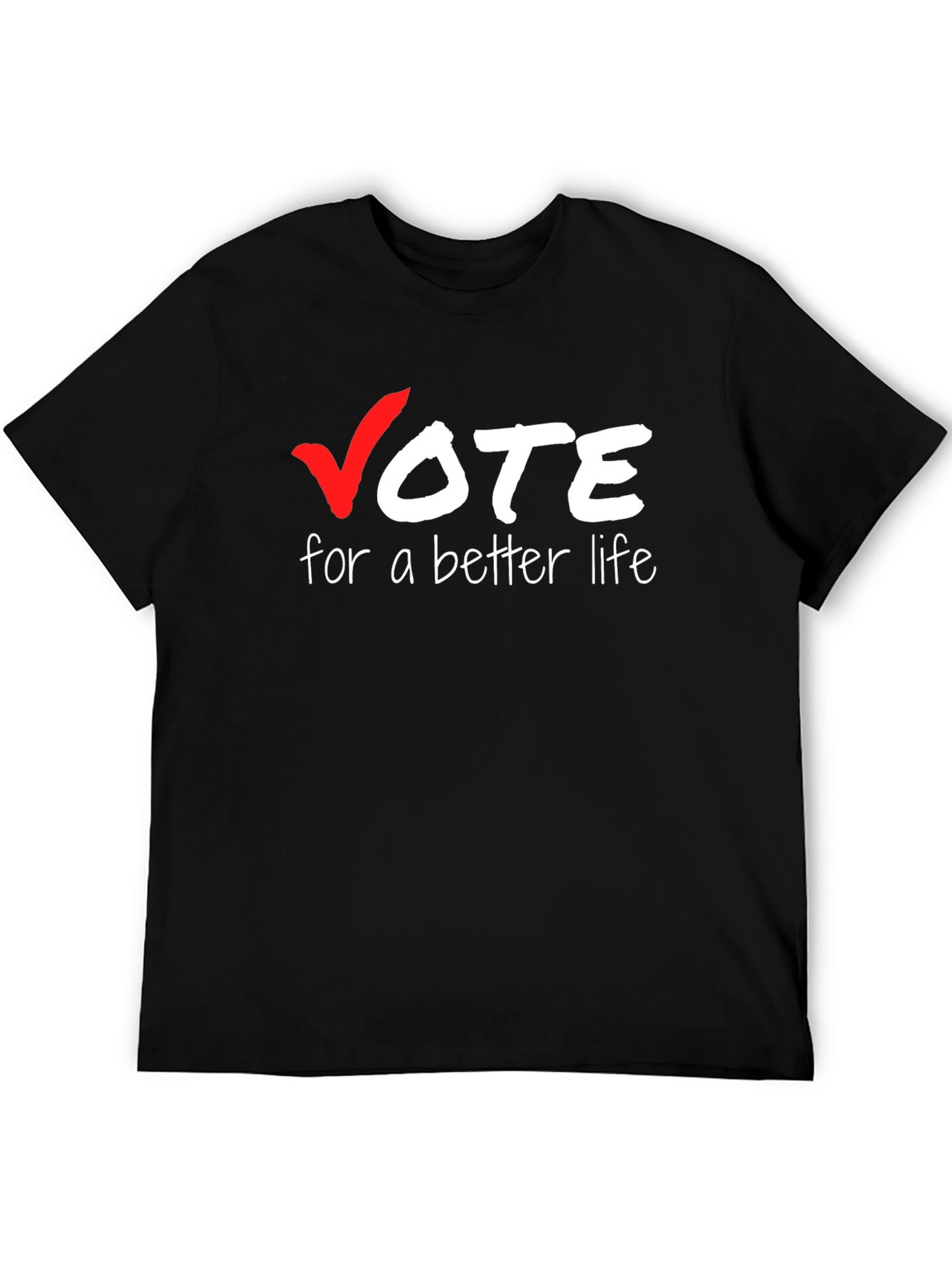 Black Vote for a Better Life Graphic Tee - Black Cotton view 5