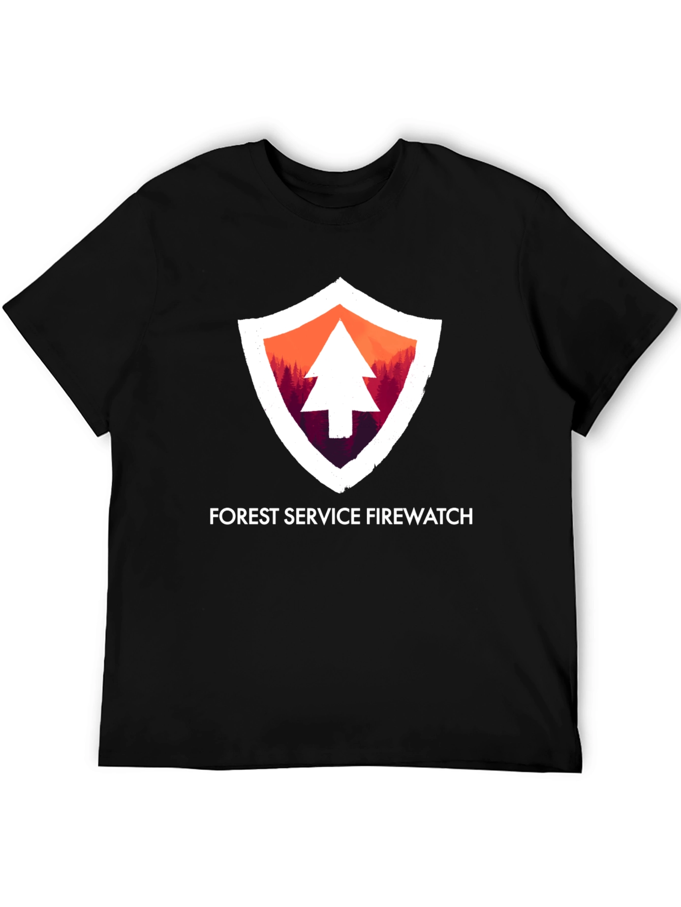 Black Forest Service Firewatch T-Shirt view 5