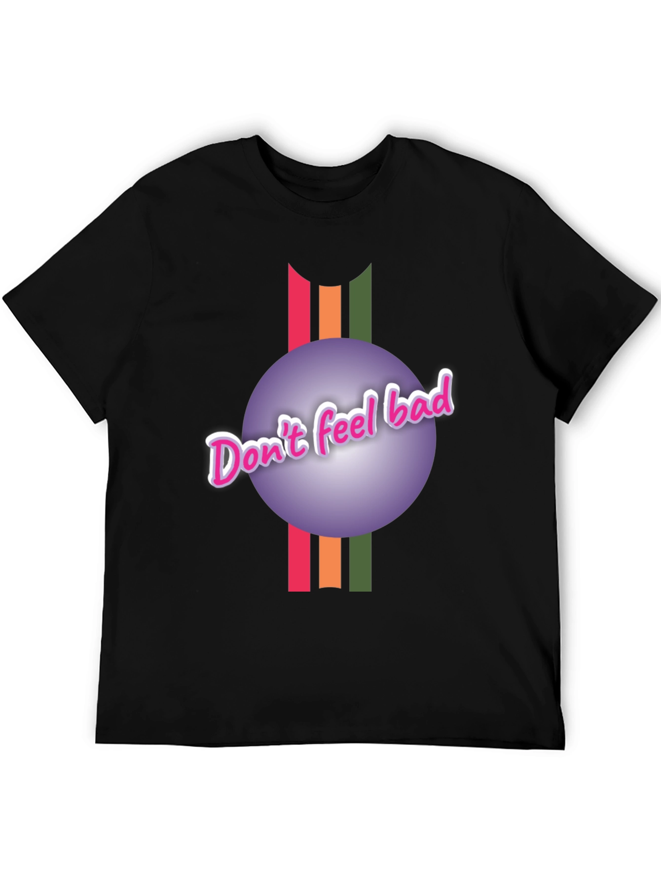 Black Don't Feel Bad Graphic Tee - Comfort Fit view 5