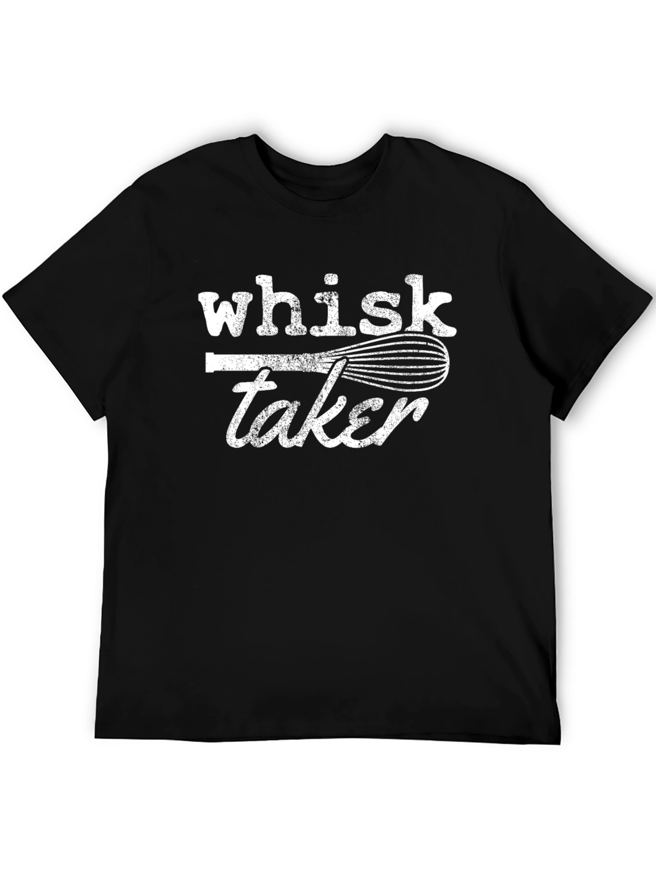 Black Whisk Taker Graphic Tee - Funny Baker Shirt view 5