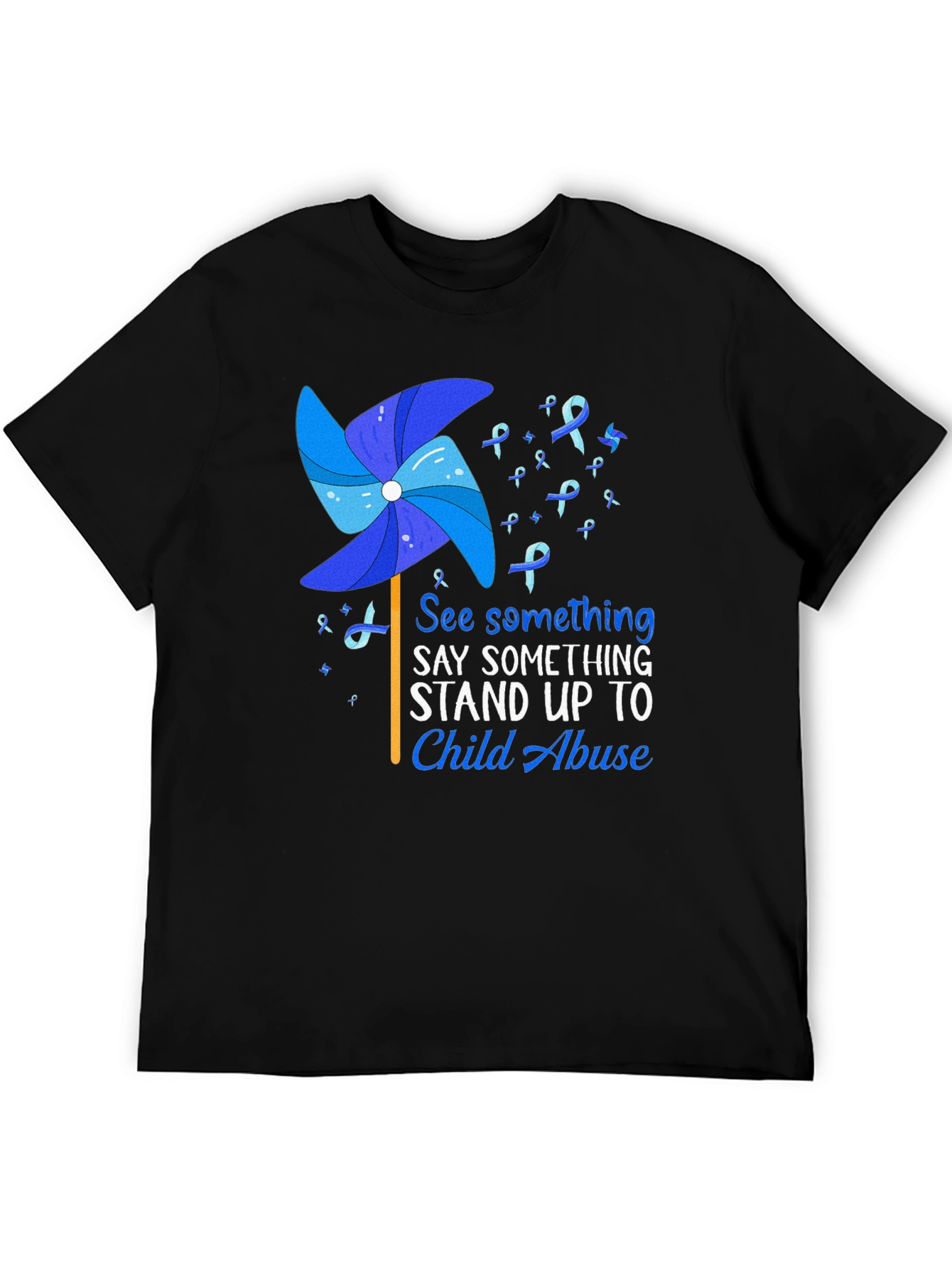 Child Abuse Awareness Graphic T-Shirt - 5