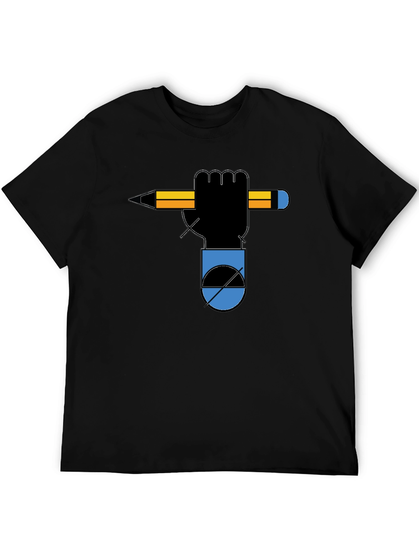 Artist's Fist Tee - Creative Graphic T-Shirt - 5