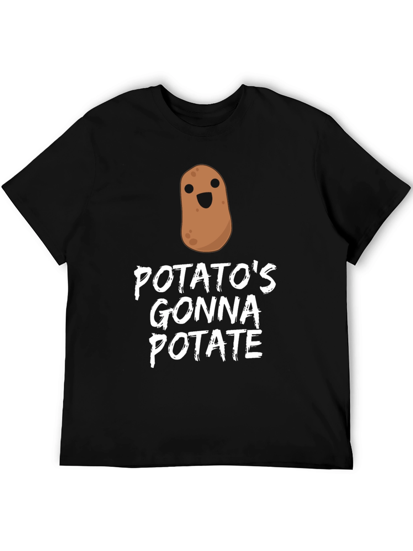 Black Potato Gonna Potate Funny Graphic Tee view 5