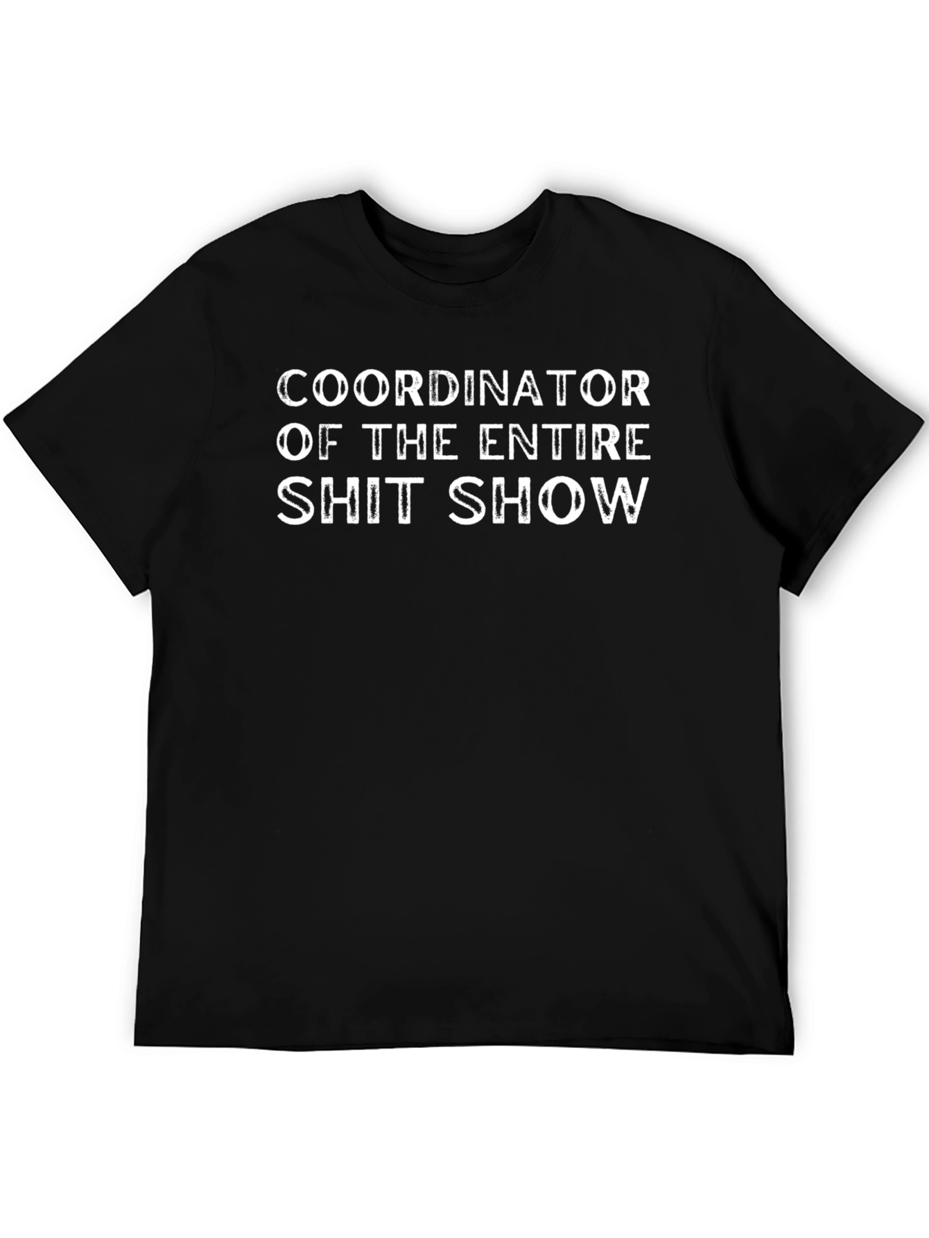 Black Coordinator of The Entire Shit Show T-Shirt view 5