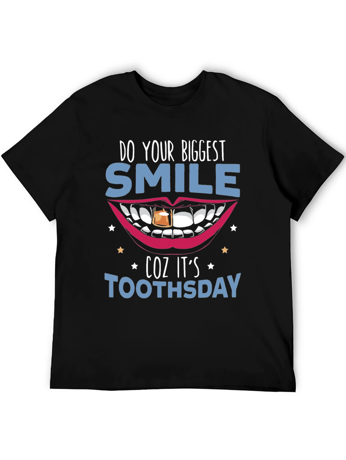 Black Do Your Biggest Smile T-Shirt view 5