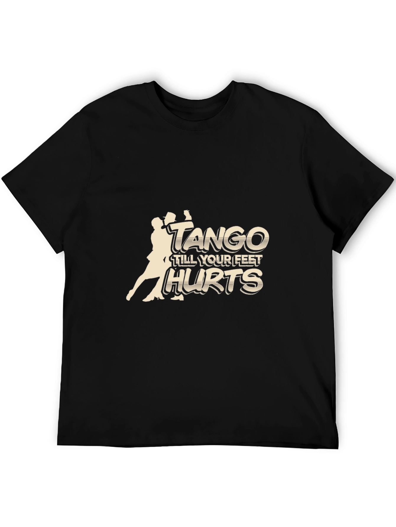 Black Tango Till Your Feet Hurts Black T-Shirt view 5