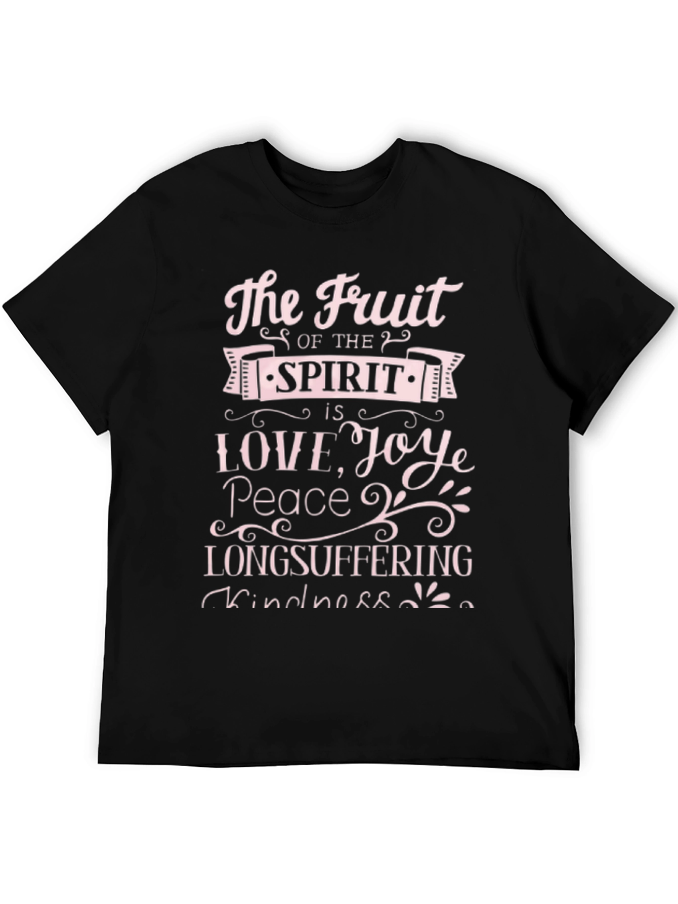 Black Fruit of the Spirit Graphic T-Shirt view 5