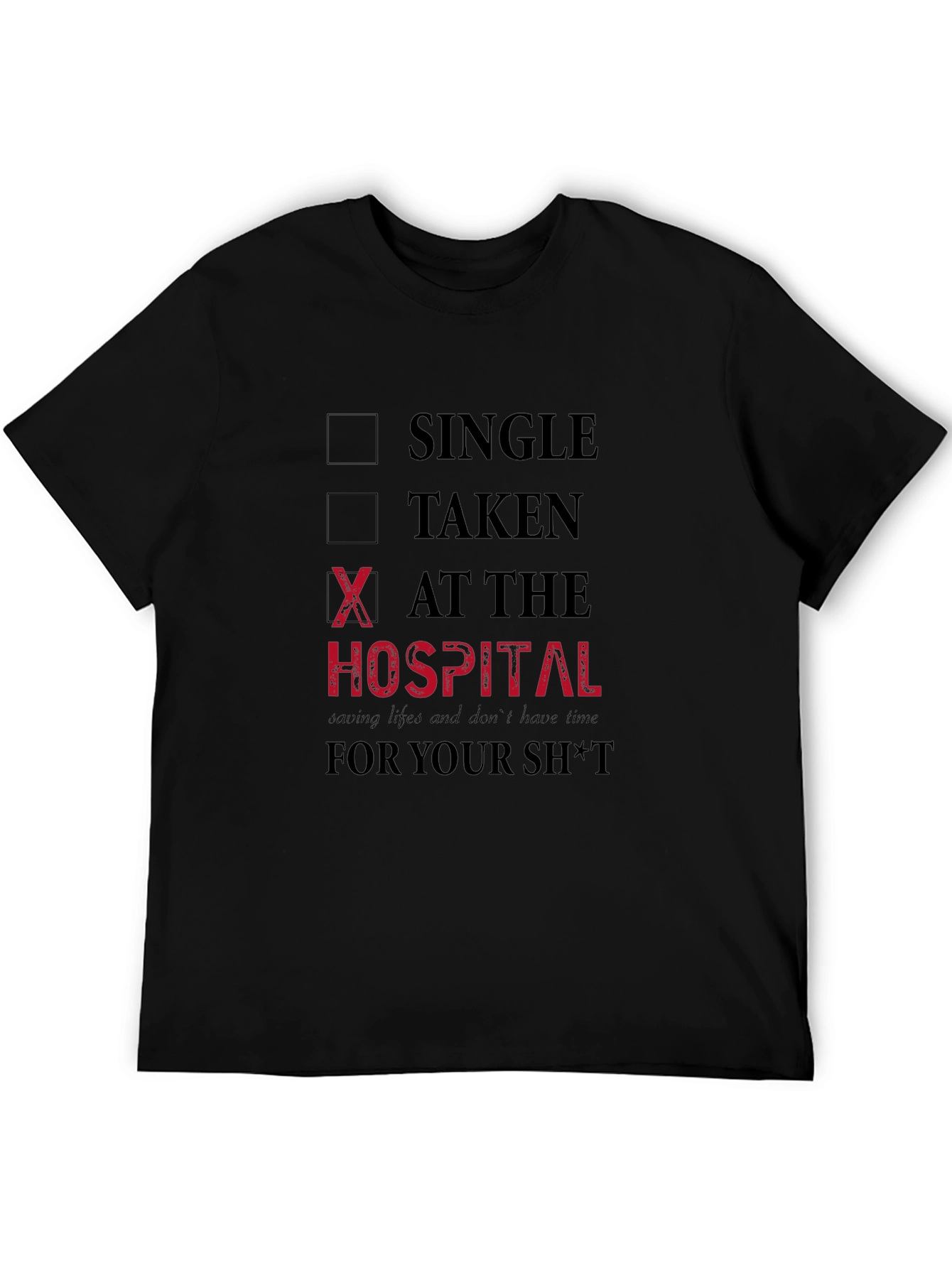 At The Hospital Graphic T-Shirt - 5