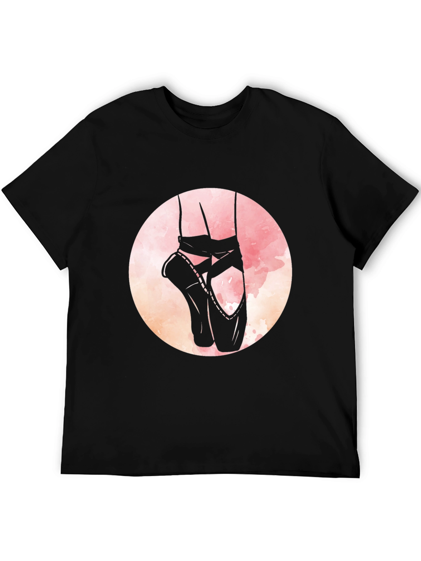 Ballet Shoes Graphic Tee - Dance Lover's Black T-Shirt - 5