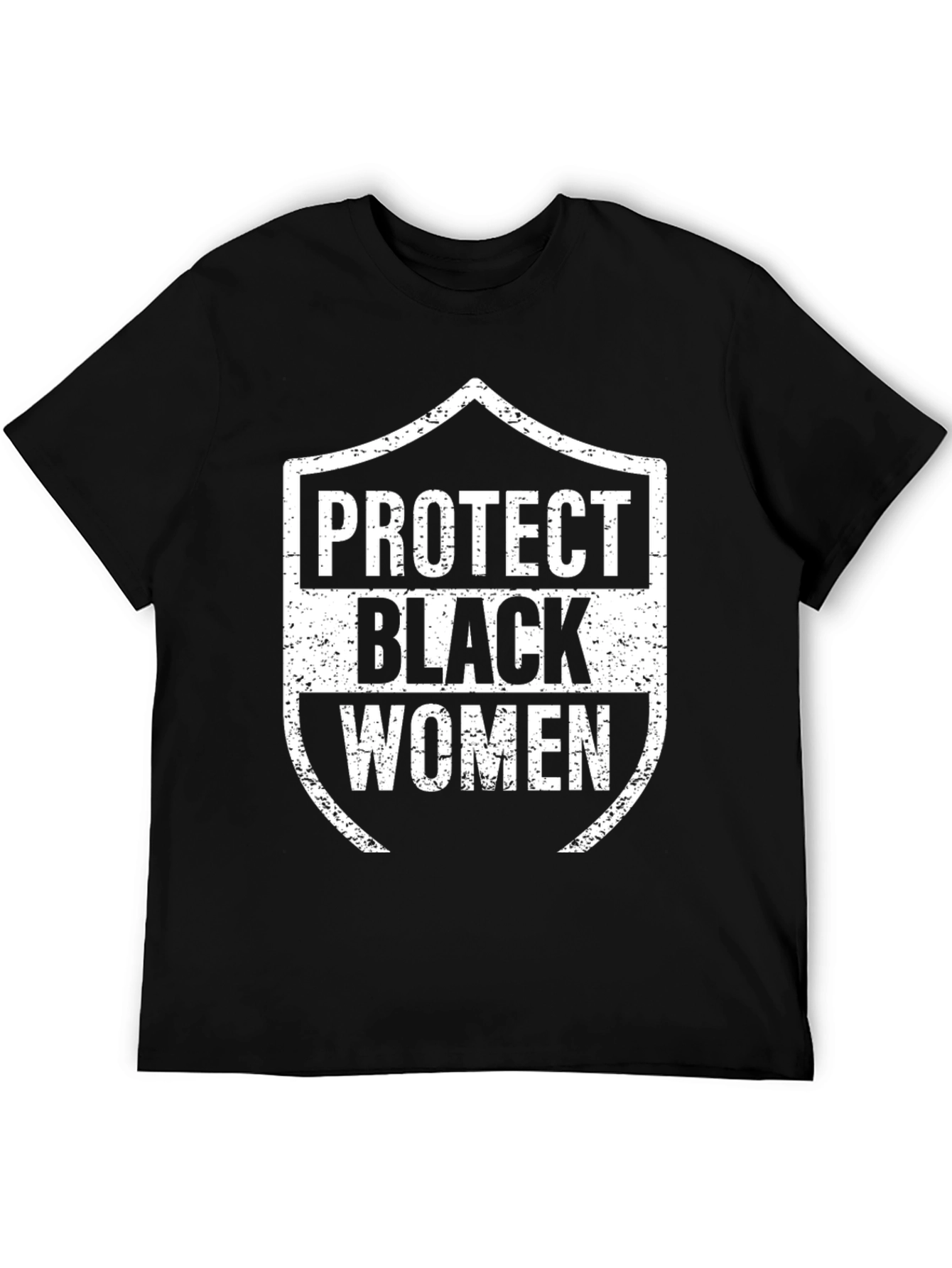 Black Protect Black Women Graphic Tee - Black Cotton view 5