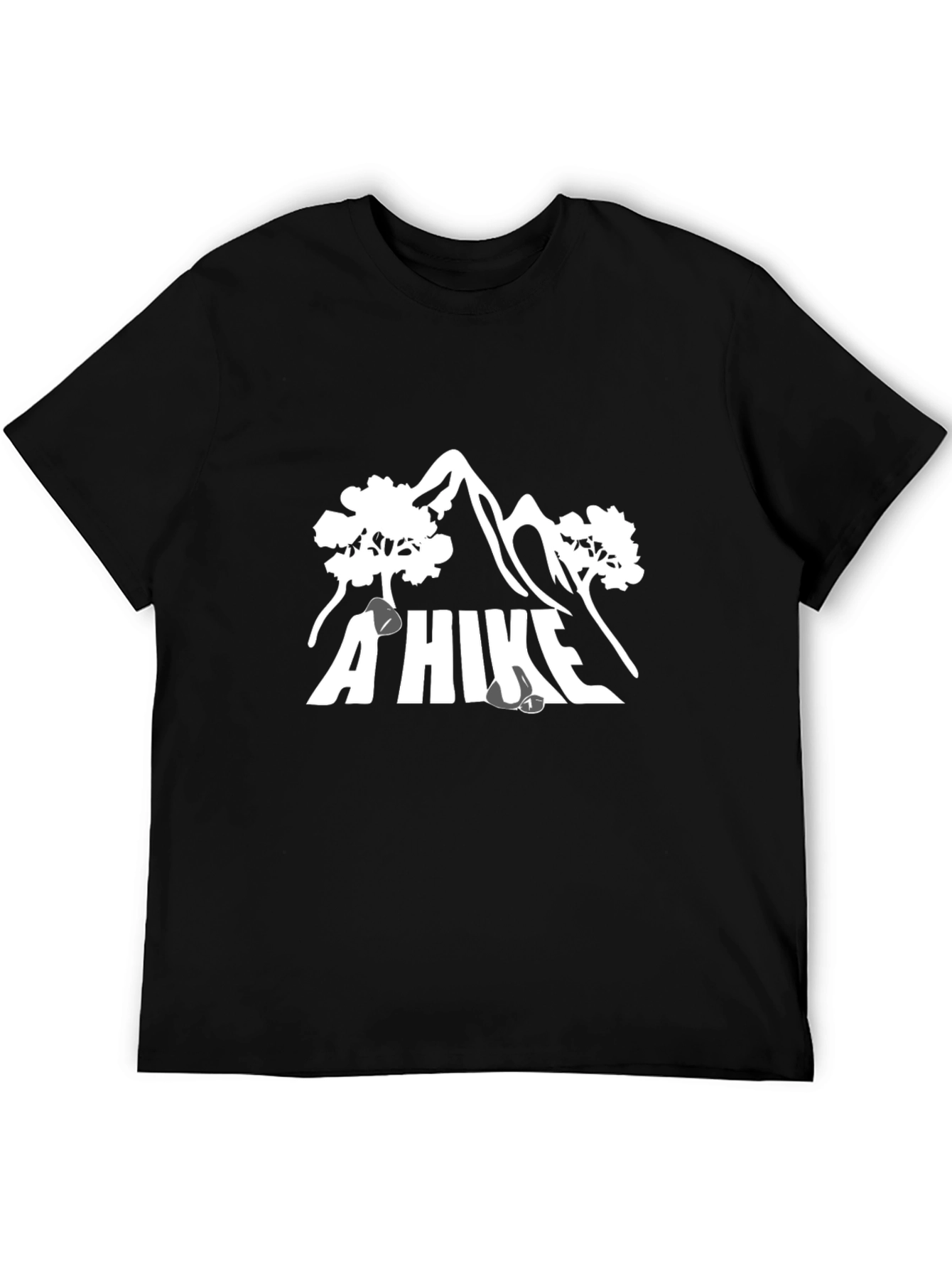 Black A Hike Graphic T-Shirt: Adventure Ready Tee view 5
