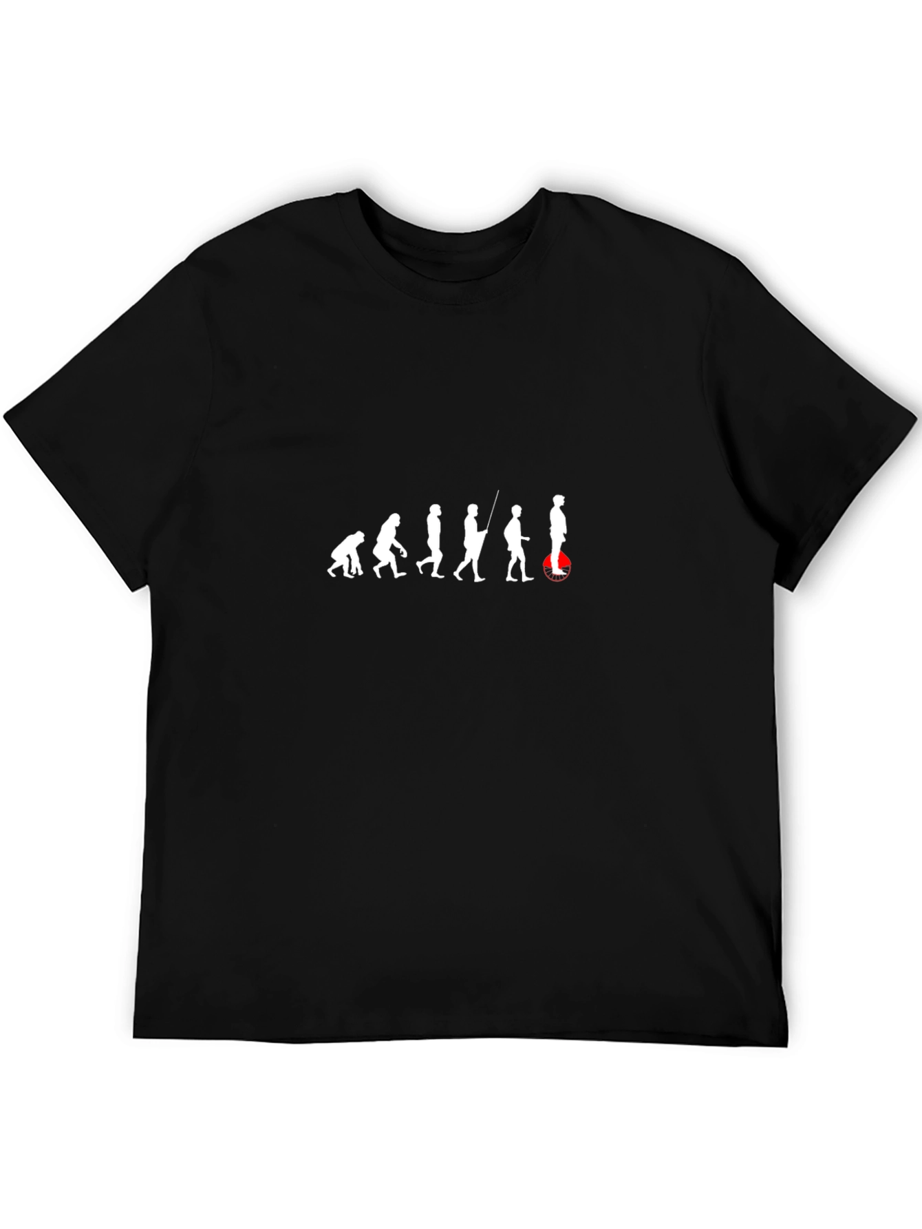 Black Evolution of Angler T-Shirt - Fishing Lover Tee view 5