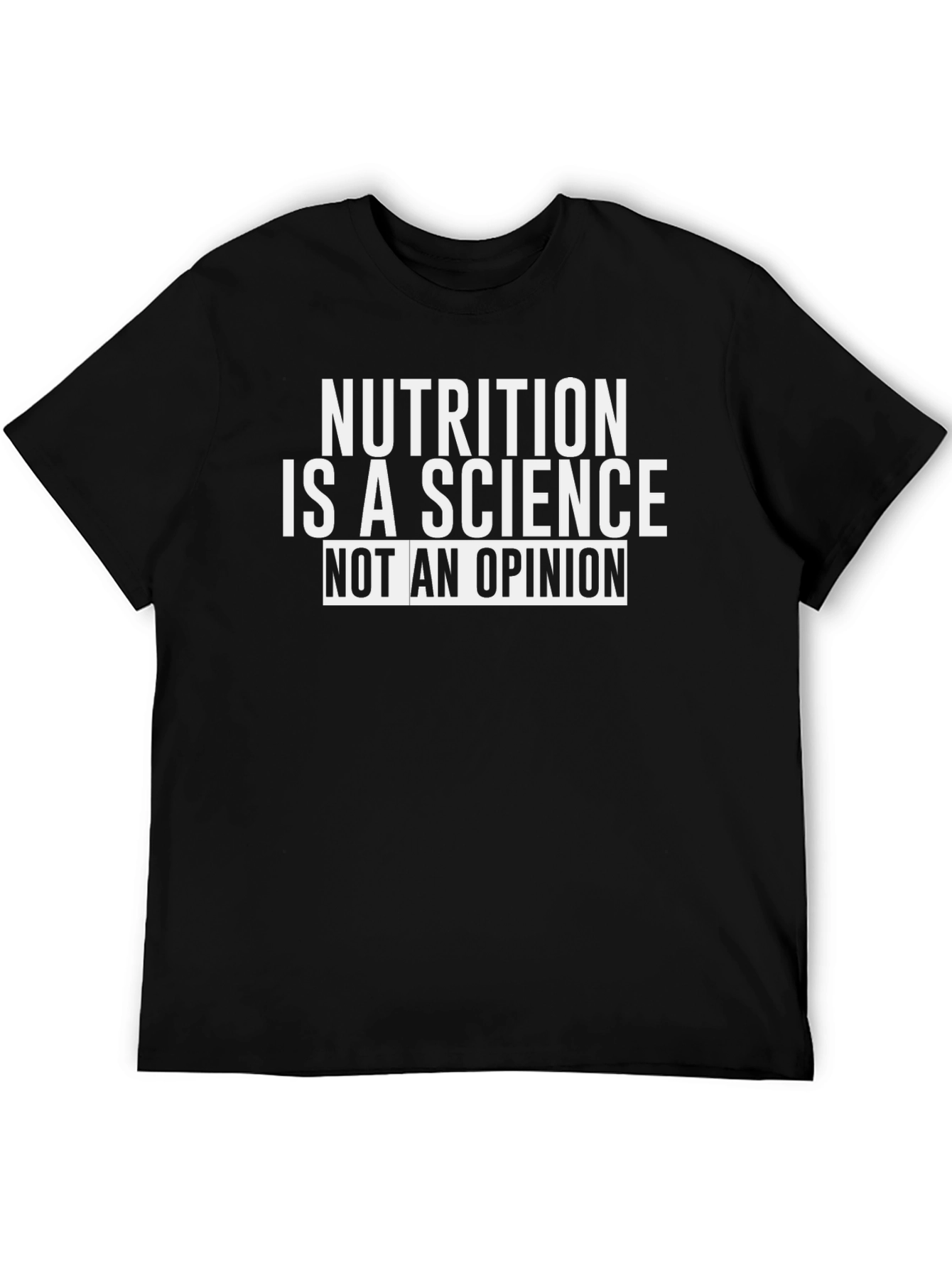 Nutrition is a Science T-Shirt - Black Graphic Tee - 5