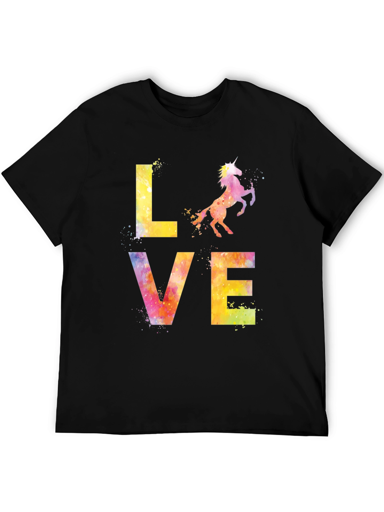 Black Love Unicorn Graphic Tee view 5
