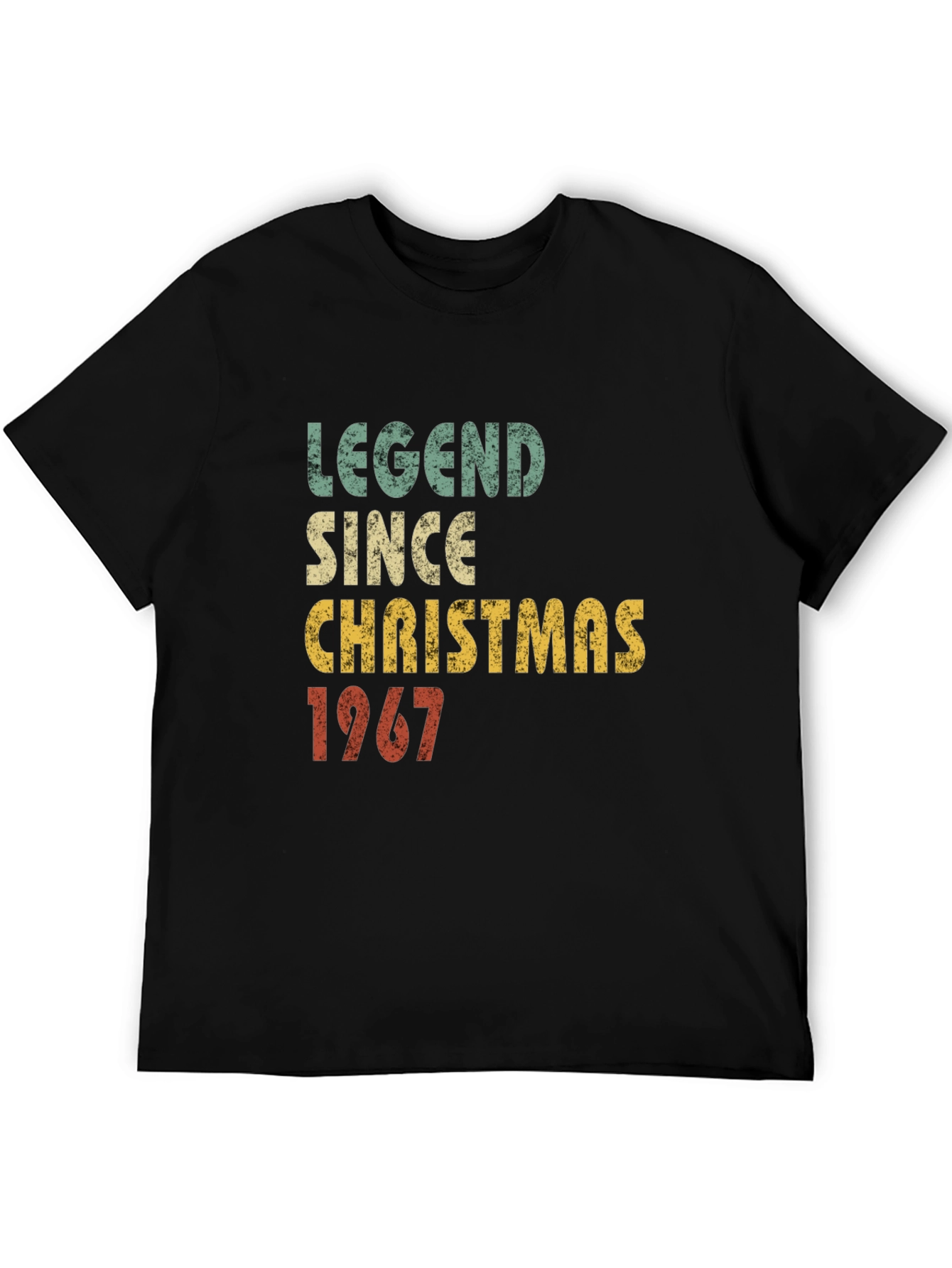 Black Legend Since Christmas 1967 Graphic T-Shirt view 5