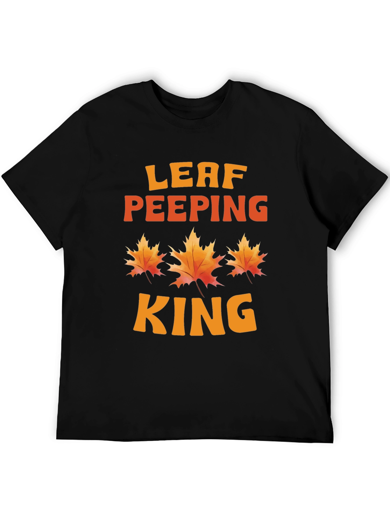 Leaf Peeping King T-Shirt - Autumn Season - 5