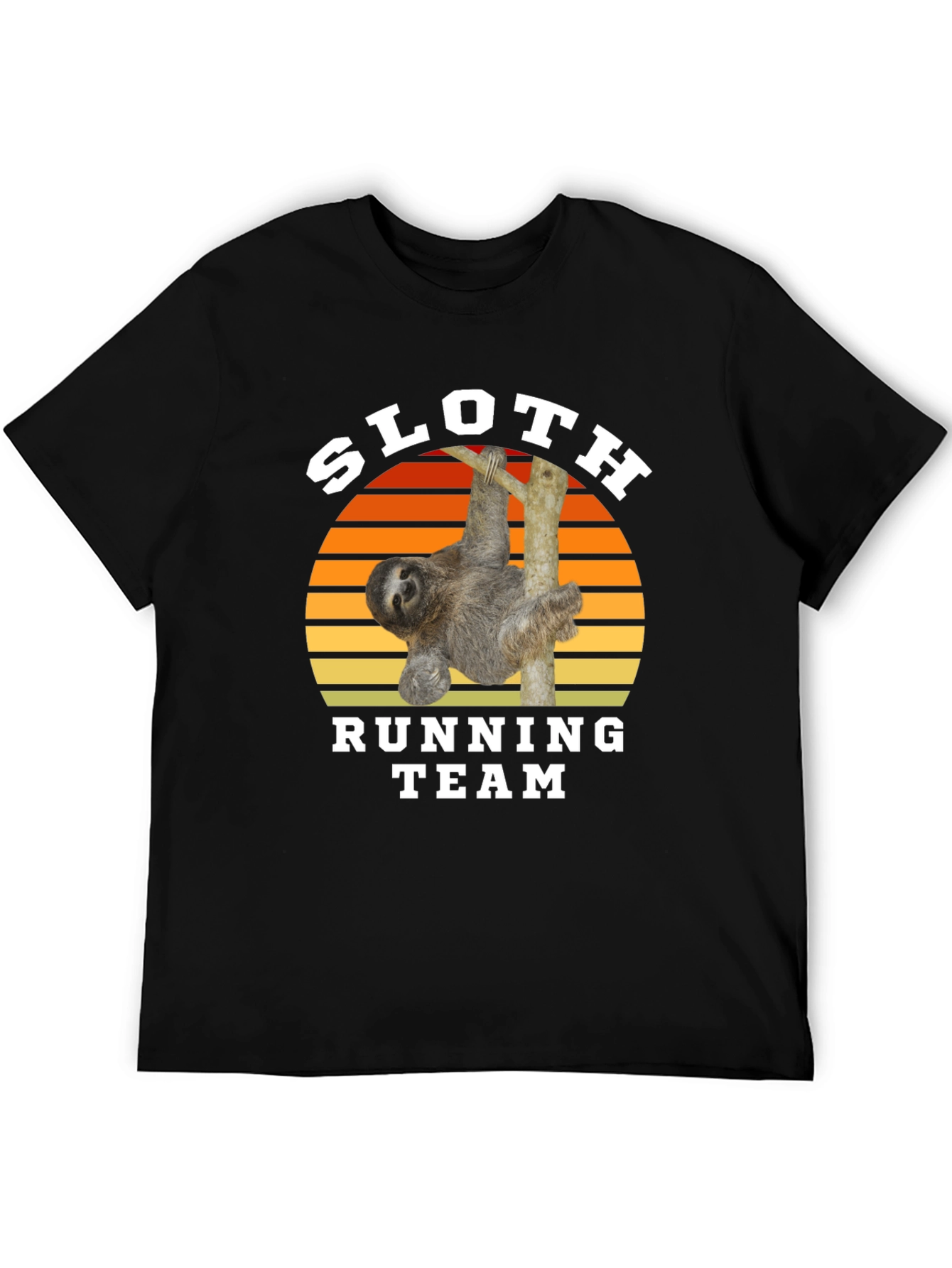 Black Sloth Running Team T-Shirt view 5