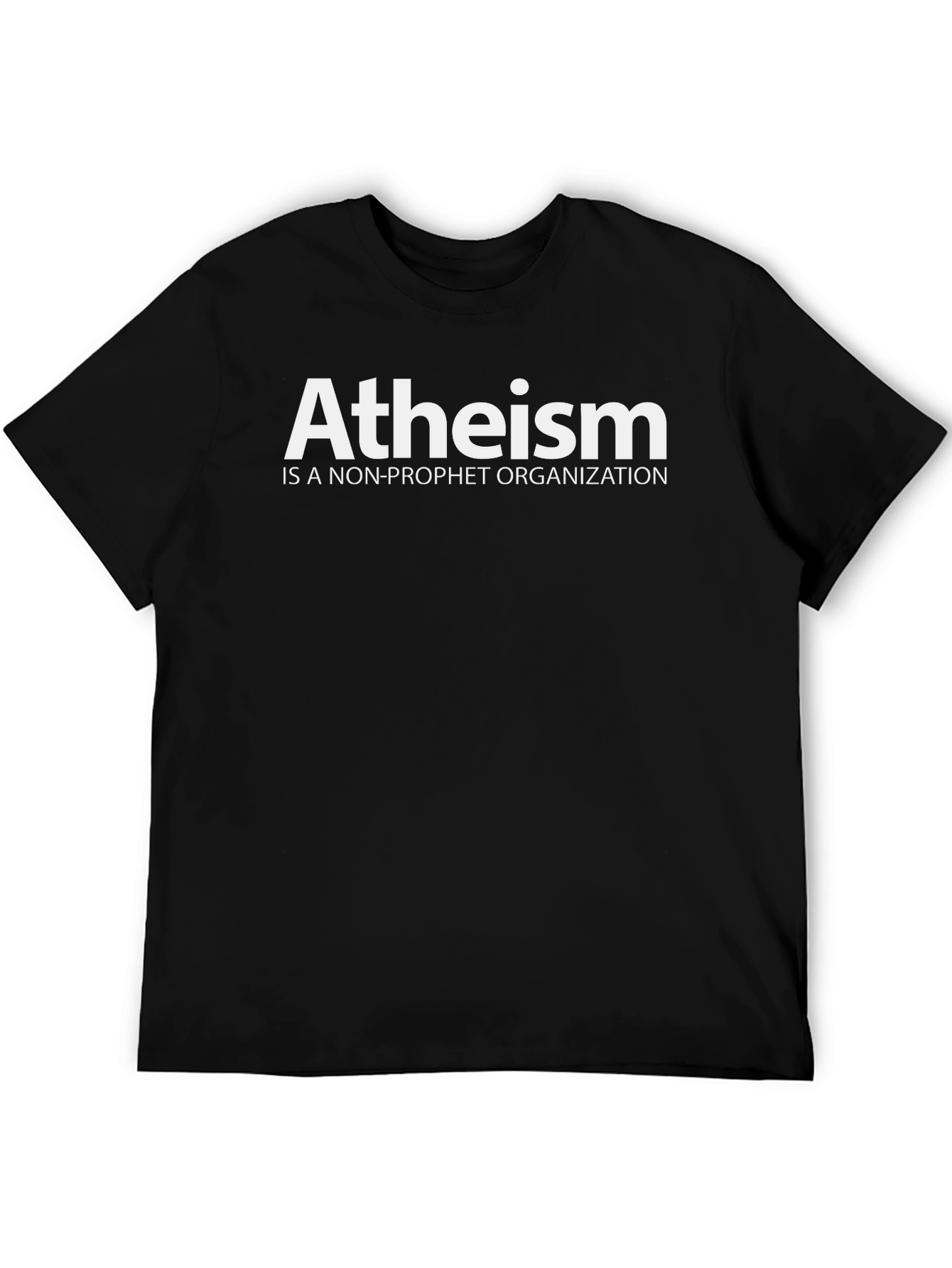 Black Atheism Non-Profit Statement T-Shirt view 5
