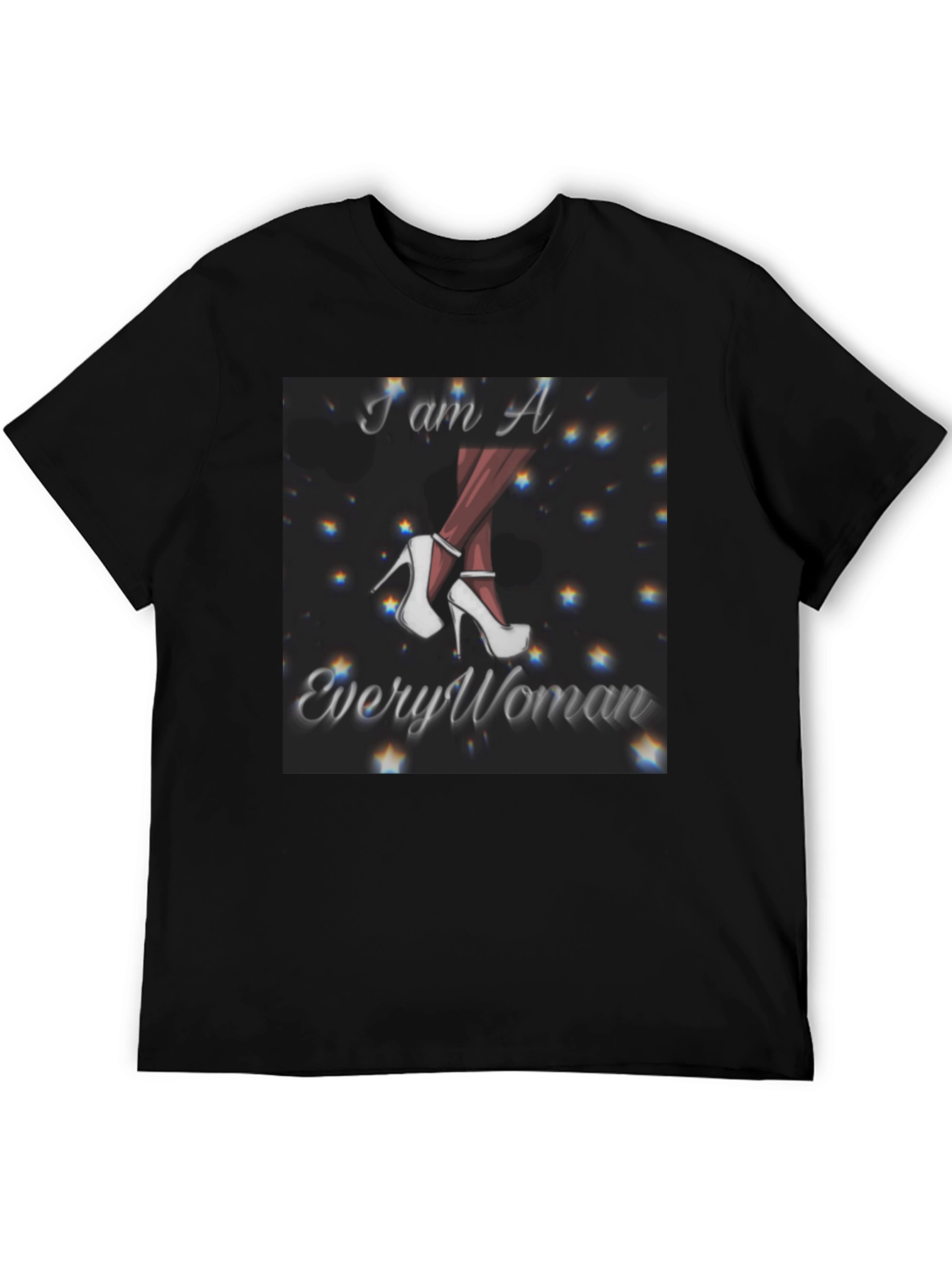Black I am A Every Woman Graphic Tee view 5