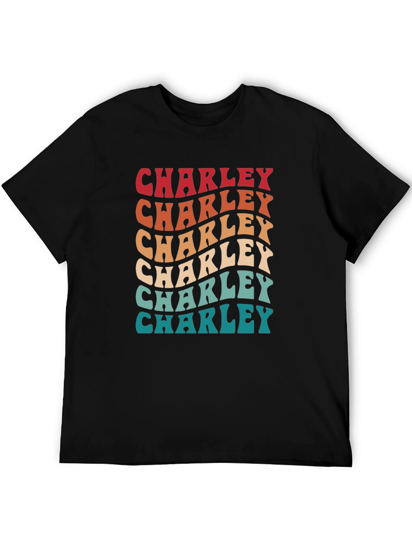 Retro Charley T-Shirt - Personalized Name Tee - 5