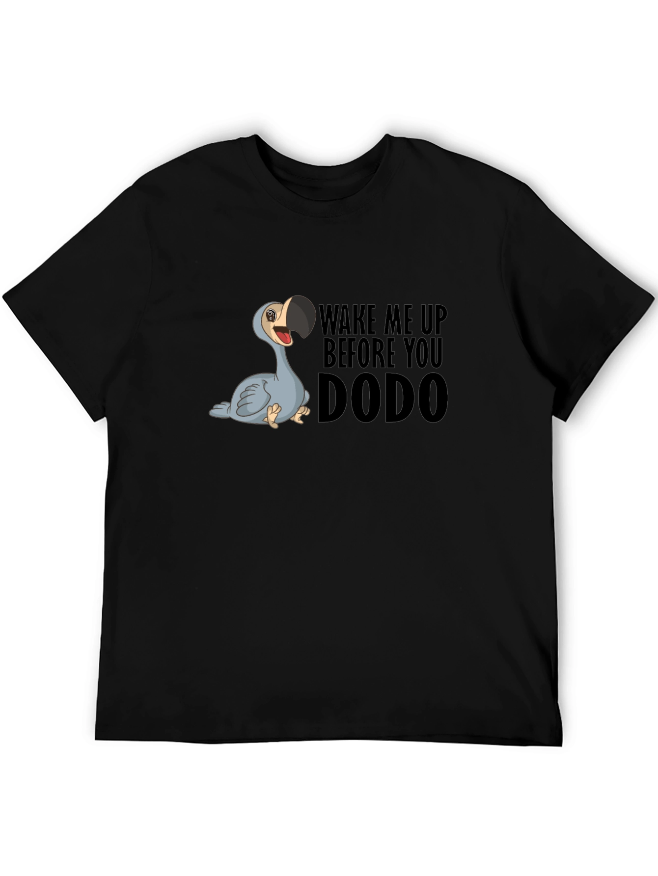 Black Wake Me Up Dodo T-Shirt view 5