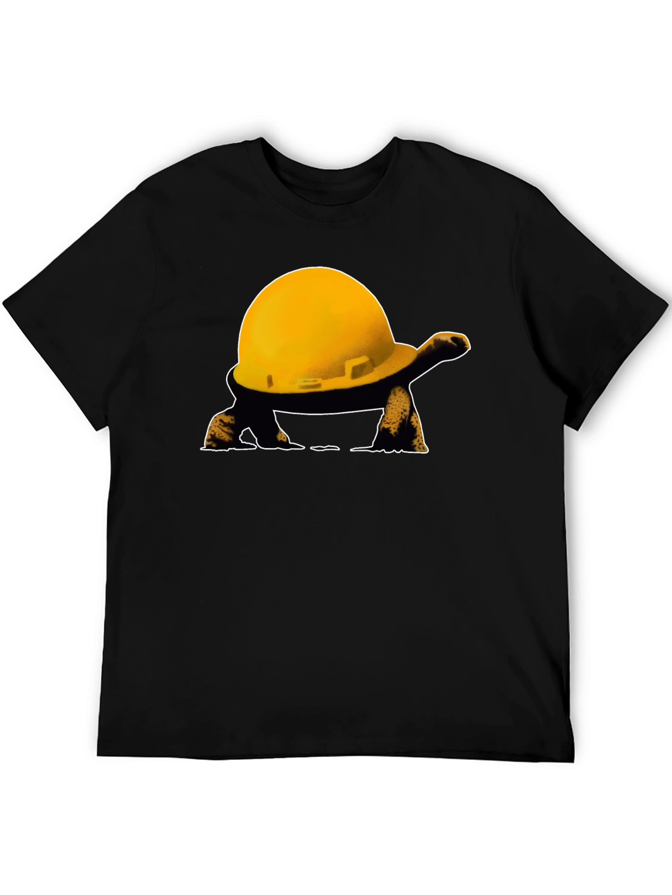Black Turtle Hard Hat T-Shirt view 5