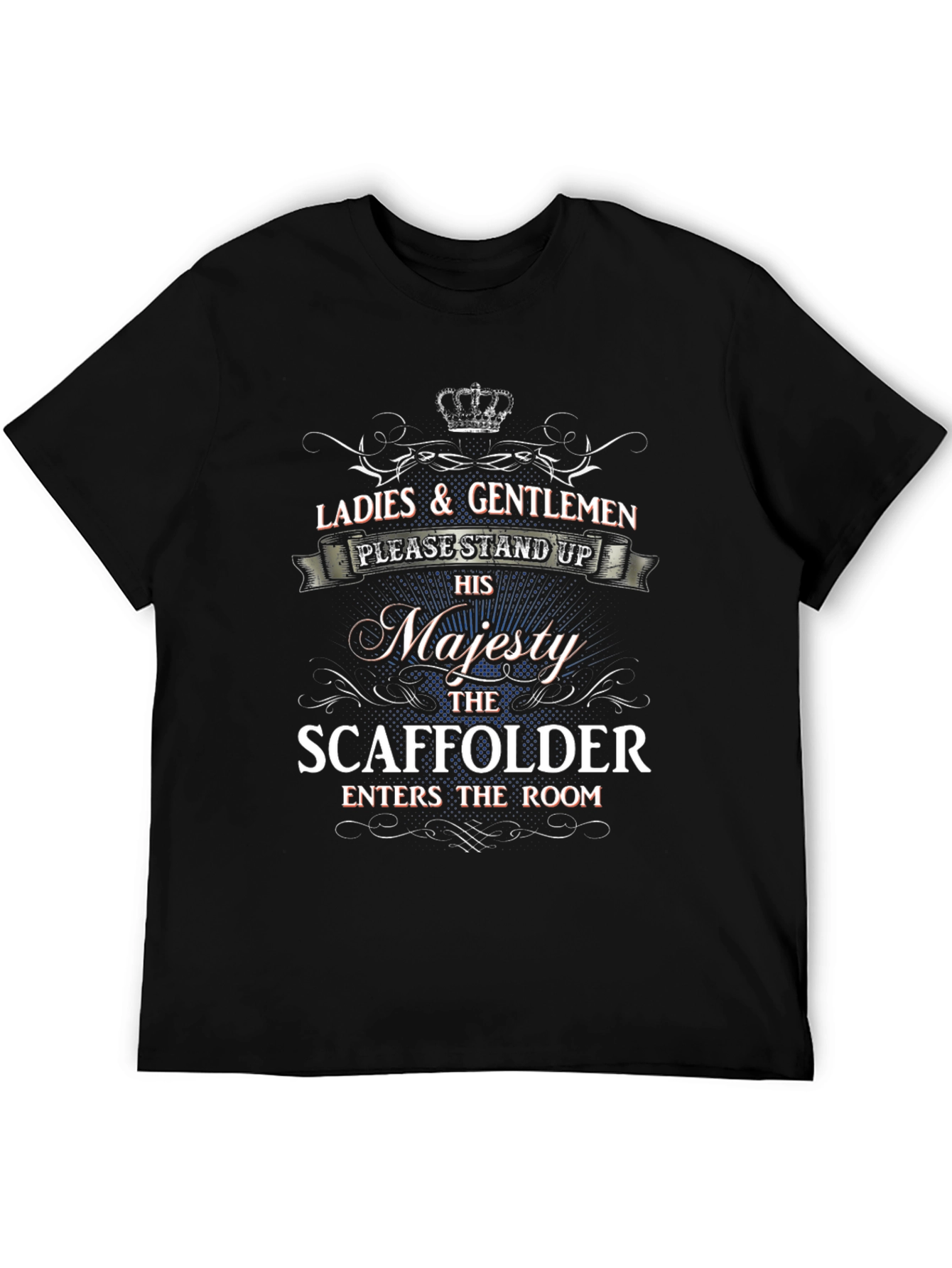 Black Majesty Scaffolder T-Shirt view 5