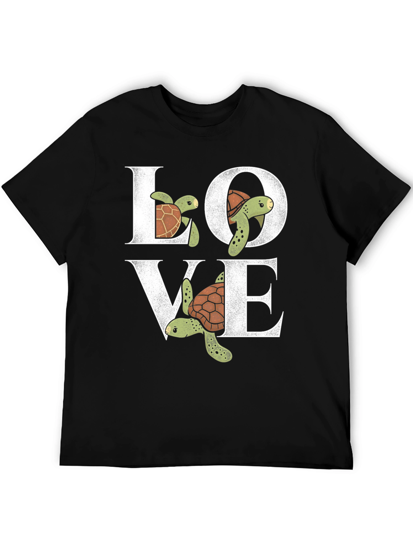 Black Sea Turtle Love Graphic Tee view 5