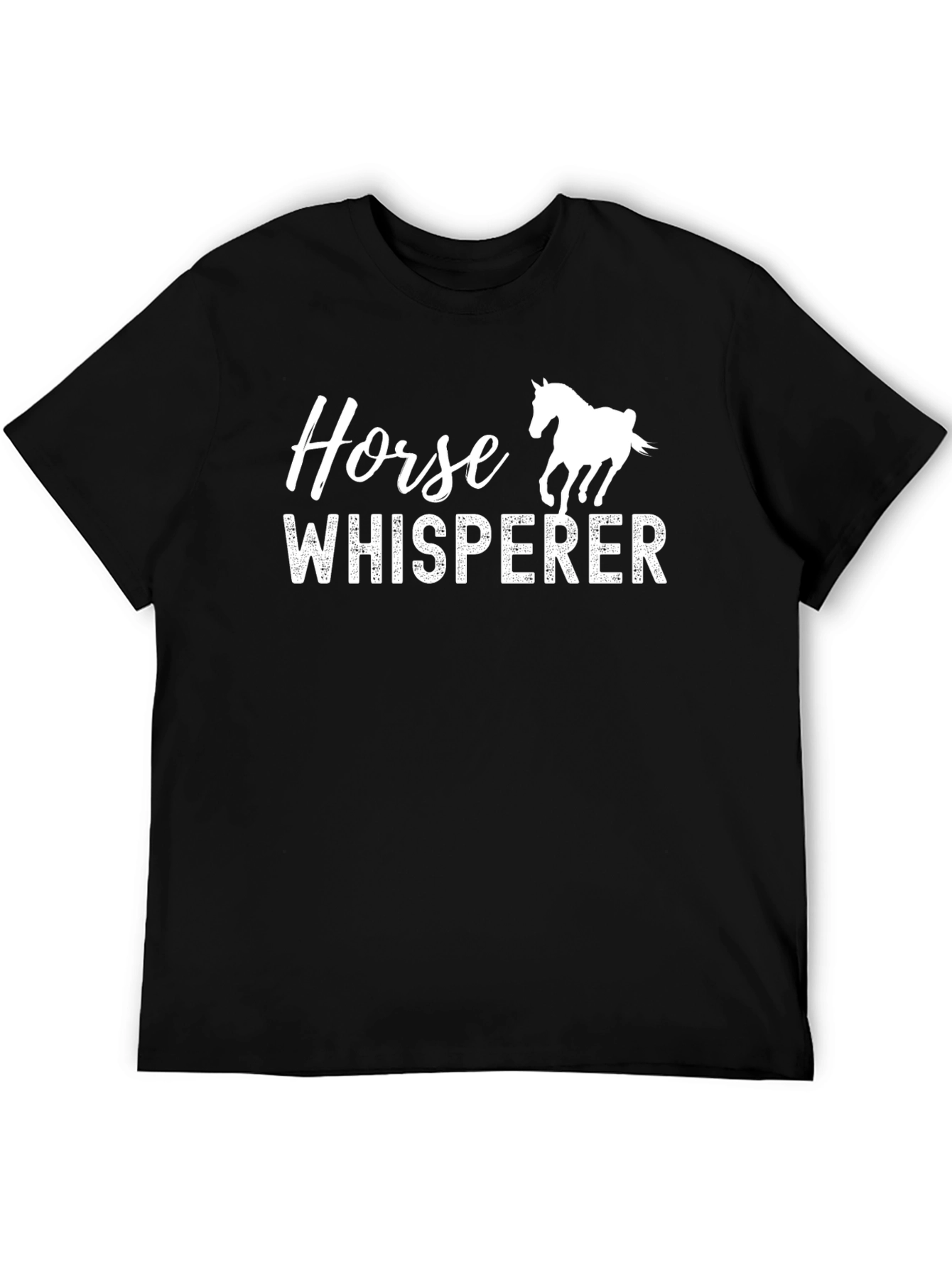 Black Horse Whisperer Graphic T-Shirt - Equestrian Style view 5