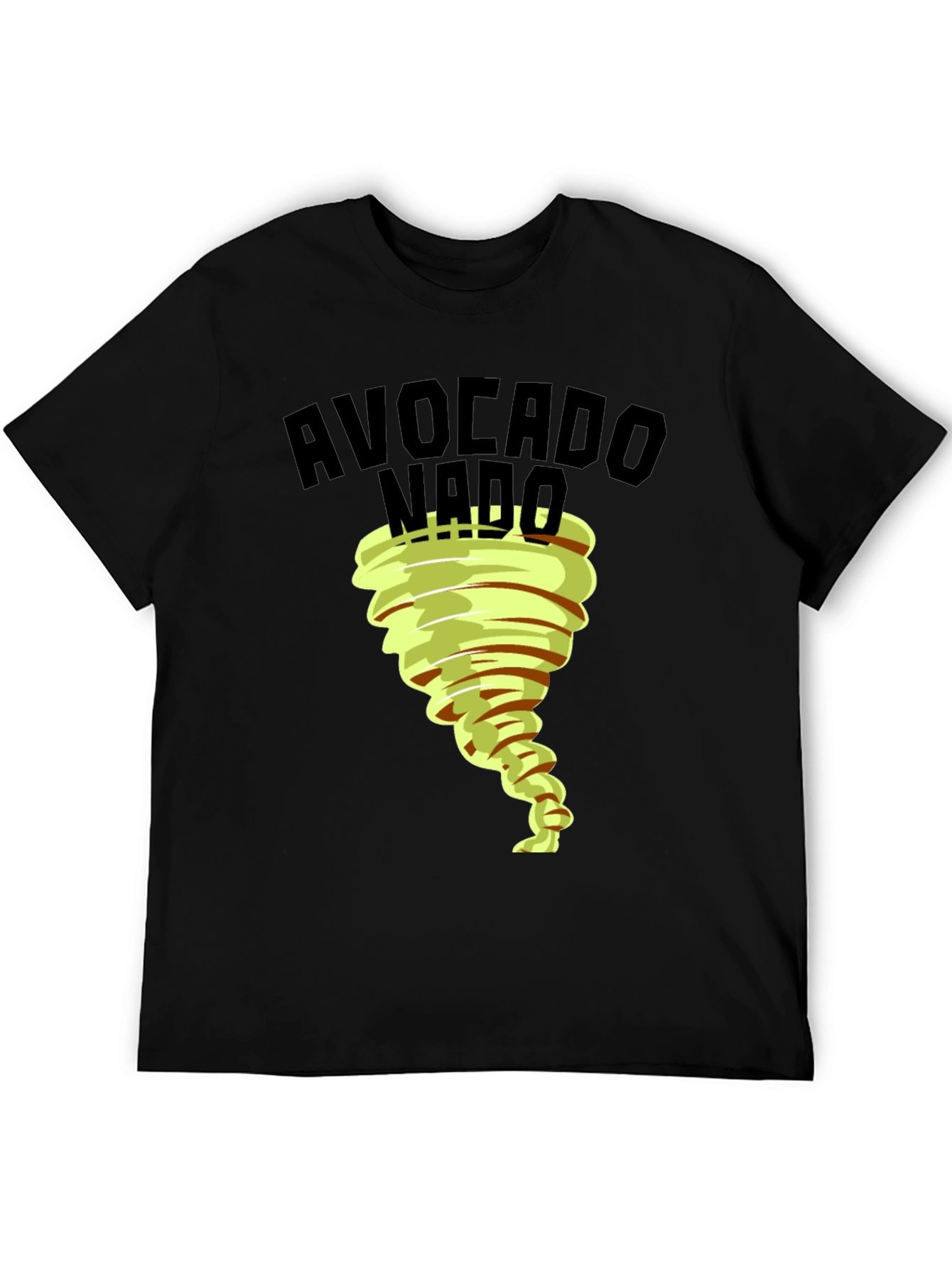 Black Avocado Nado Funny Graphic Tee view 5